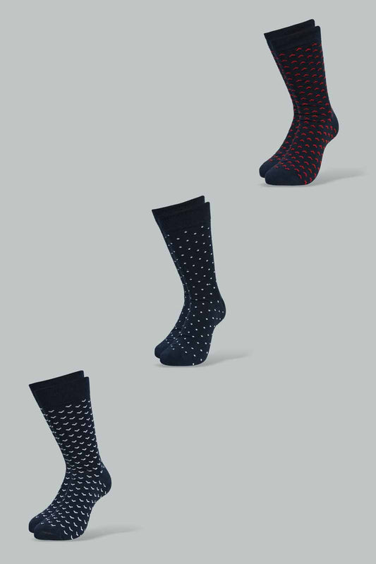 Redtag-Assorted-Men-Crew-Leg-Socks-Formal-Sports-Socks-Men's-