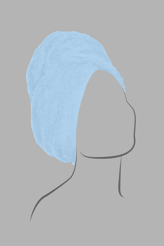 Blue Hair Wrap