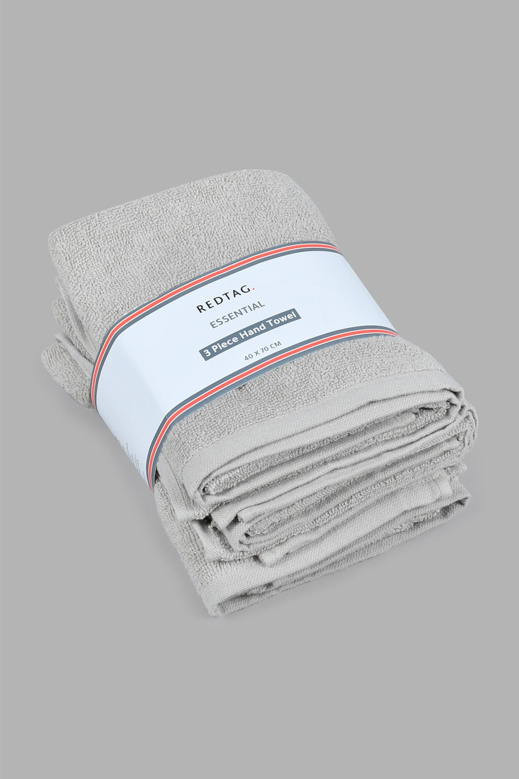 Grey Hand Towel Set (3 Piece)