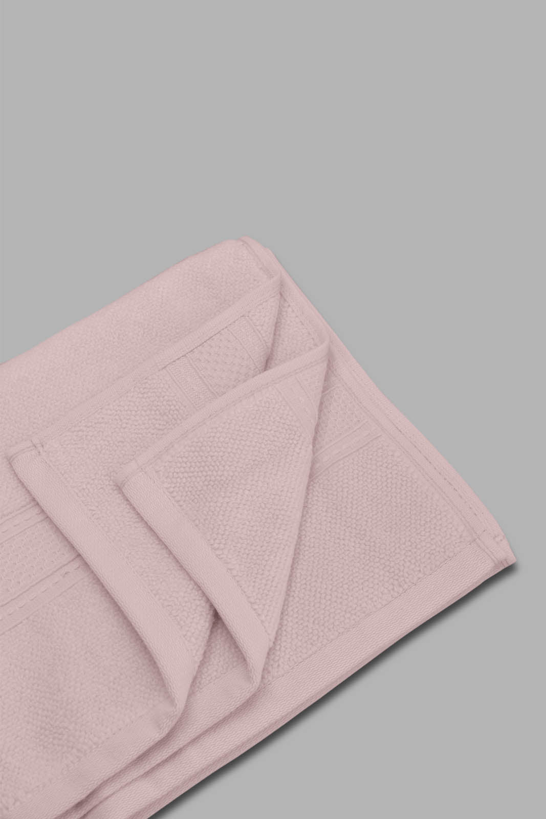 Redtag-Pink-Textured-Cotton-Hand-Towel-Category:Towels,-Colour:Pink,-Filter:Home-Bathroom,-HMW-BAC-Towels,-New-In,-New-In-HMW-BAC,-Non-Sale,-Section:Homewares,-W22O-Home-Bathroom-