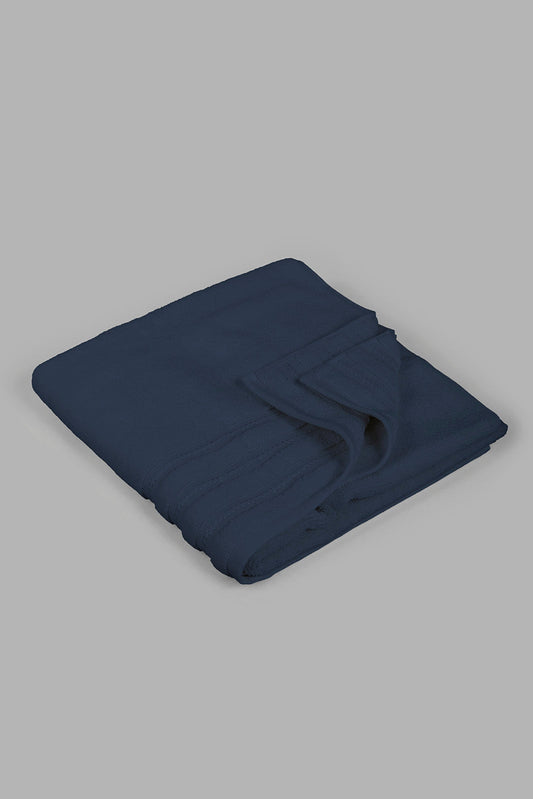 Redtag-Dark-Blue-Luxury-Cotton-Hand-Towel-Category:Towels,-Colour:Dark-Blue,-Deals:New-In,-Filter:Home-Bathroom,-HMW-BAC-Towels,-New-In-HMW-BAC,-Non-Sale,-Section:Homewares,-W22A-Home-Bathroom-
