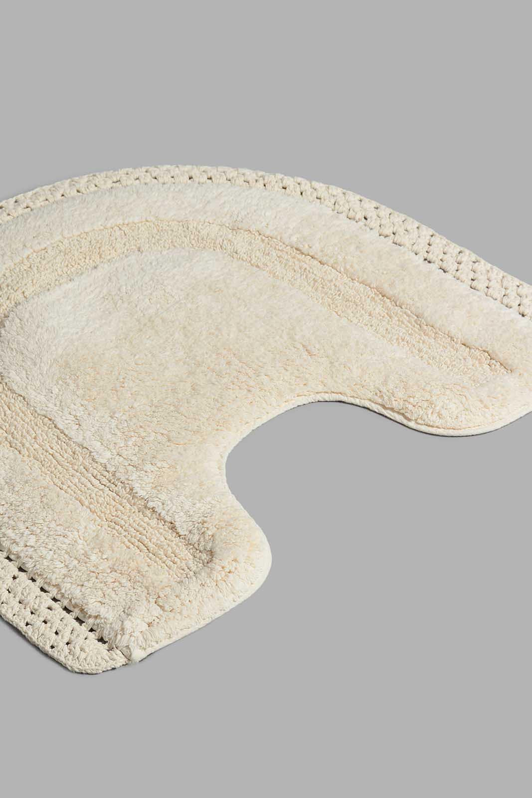 Redtag-Off-White-Bath-Mat-Set-(2-Piece)-Category:Bathmats,-Colour:Cream,-Filter:Home-Bathroom,-HMW-BAC-Bath-Accessories,-New-In,-New-In-HMW-BAC,-Non-Sale,-S22C,-Section:Homewares-Home-Bathroom-