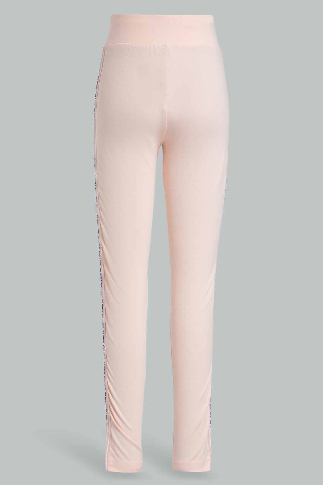 Redtag-Pink-Pique-Leggings-With-Print-Category:Leggings,-Colour:Pink,-Filter:Senior-Girls-(9-to-14-Yrs),-GSR-Leggings,-New-In,-New-In-GSR,-Non-Sale,-S22D,-Section:Kidswear,-TBL-Senior-Girls-