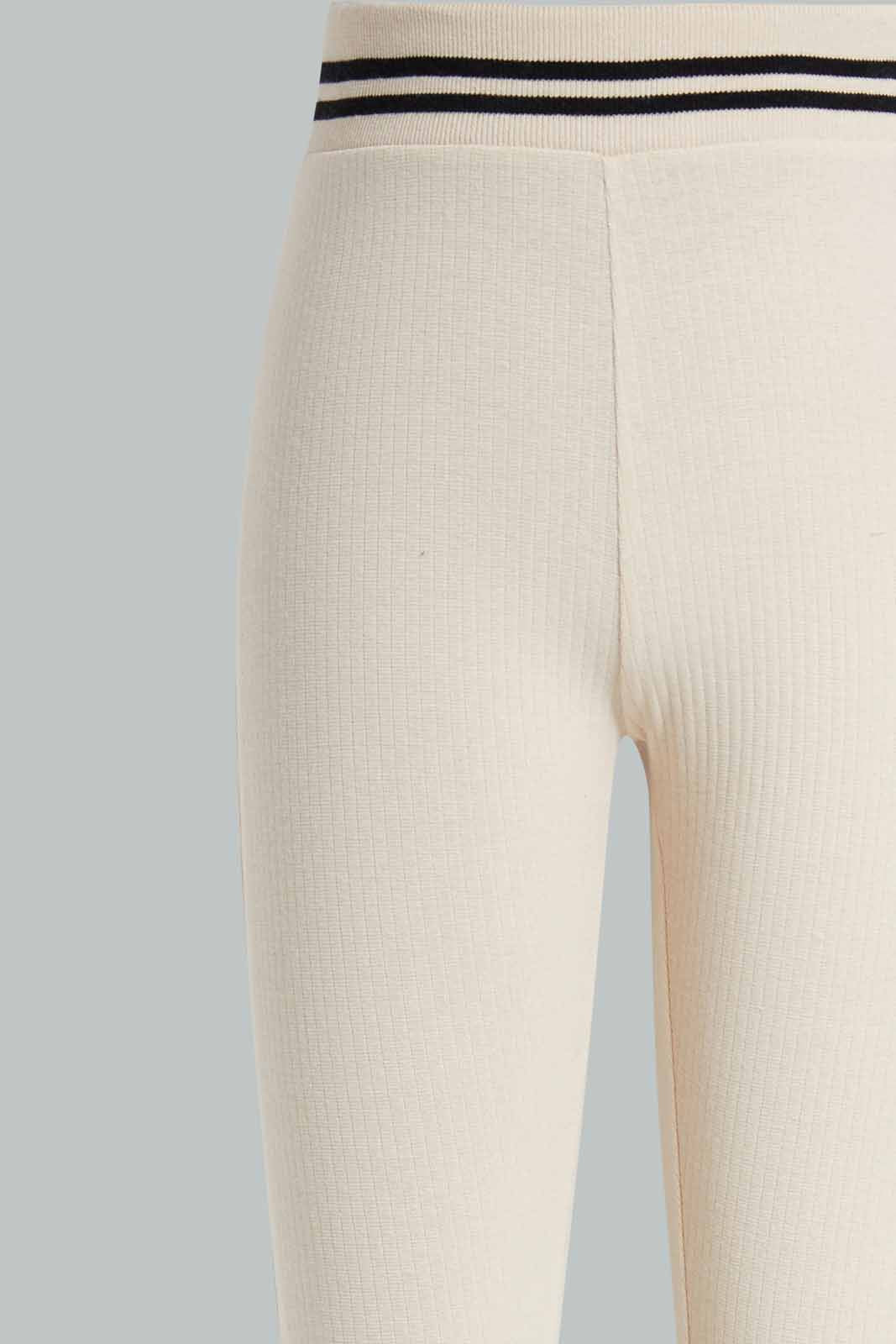 Redtag-Beige-Rib-Leggings-Category:Leggings,-Colour:Beige,-Filter:Senior-Girls-(9-to-14-Yrs),-GSR-Leggings,-New-In,-New-In-GSR,-Non-Sale,-S22D,-Section:Kidswear,-TBL-Senior-Girls-