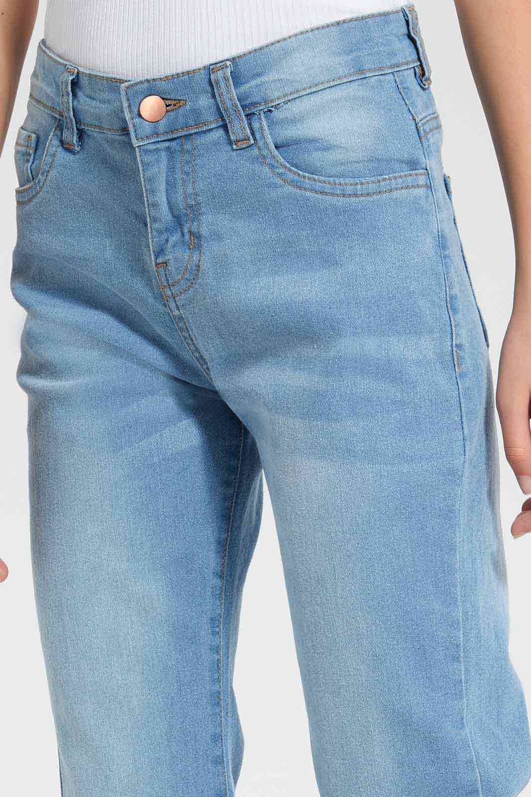 Redtag-Light-Wash-Flared-Skinny-Jeans-Category:Jeans,-Colour:Light-Wash,-Filter:Senior-Girls-(9-to-14-Yrs),-GSR-Jeans,-New-In,-New-In-GSR,-Non-Sale,-S22D,-Section:Kidswear-Senior-Girls-9 to 14 Years
