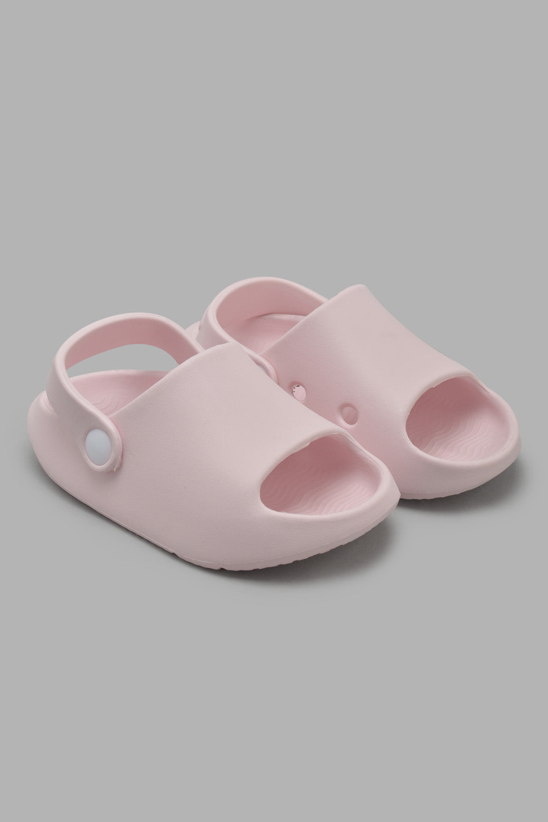 Redtag-Pale-Pink-Slide-Category:Flip-Flops,-Colour:Pink,-Filter:Girls-Footwear-(3-to-5-Yrs),-GIR-Flip-Flops,-New-In,-New-In-GIR-FOO,-Non-Sale,-Section:Girls-(0-to-14Yrs),-W22O-Girls-3 to 5 Years