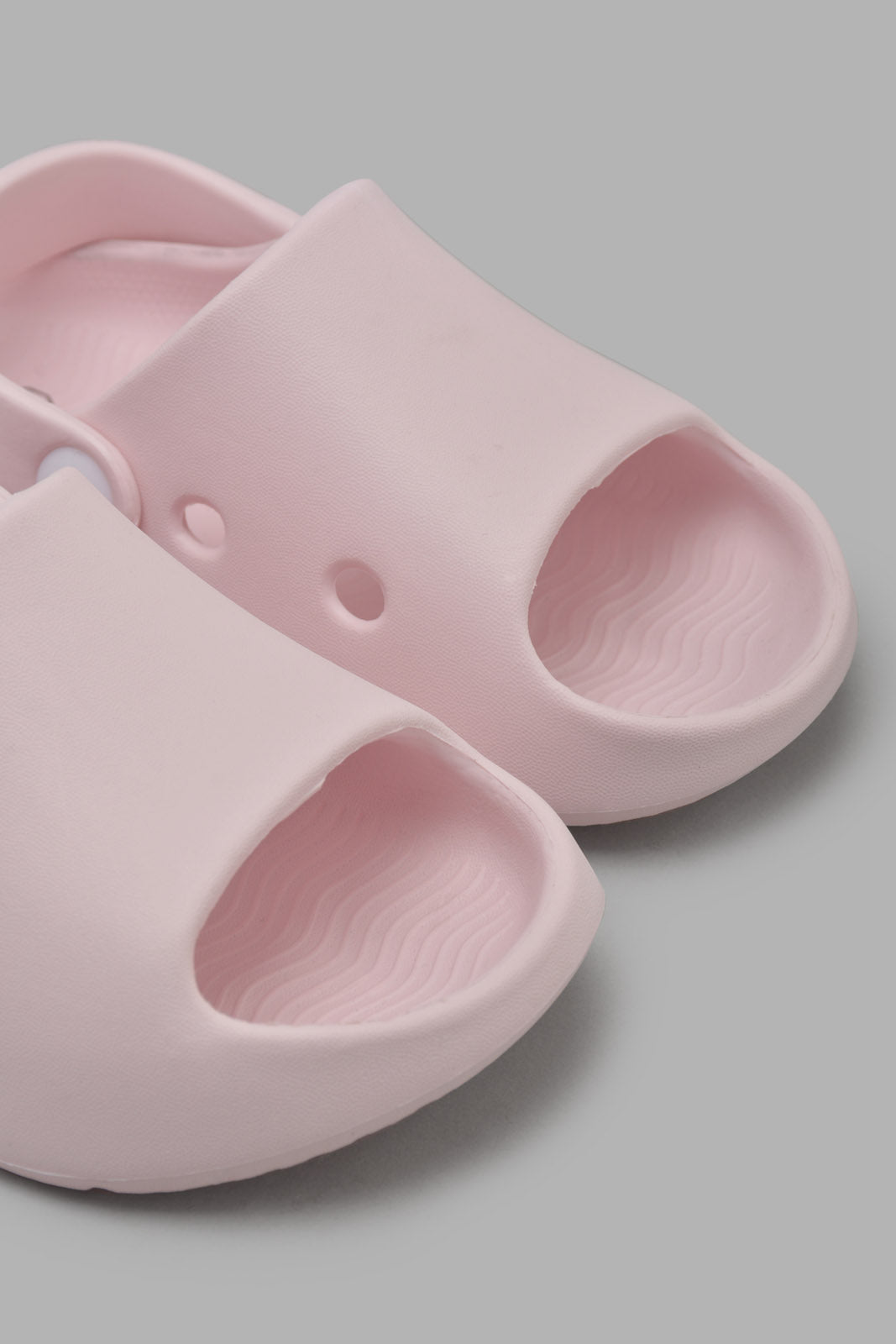 Redtag-Pale-Pink-Slide-Category:Flip-Flops,-Colour:Pink,-Filter:Girls-Footwear-(3-to-5-Yrs),-GIR-Flip-Flops,-New-In,-New-In-GIR-FOO,-Non-Sale,-Section:Girls-(0-to-14Yrs),-W22O-Girls-3 to 5 Years