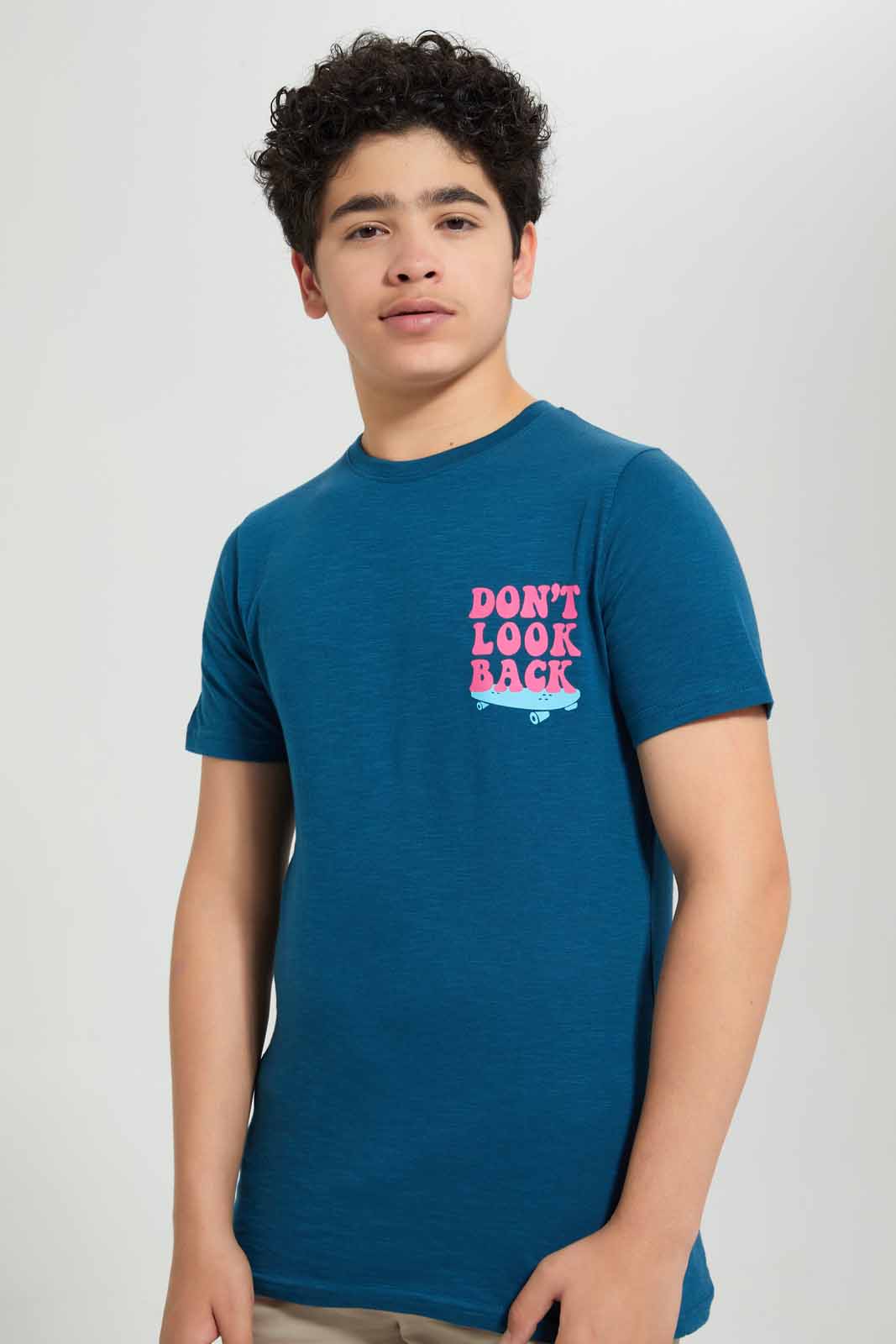 Blue Don’t Look Back T-Shirt
