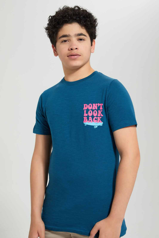 Blue Don’t Look Back T-Shirt