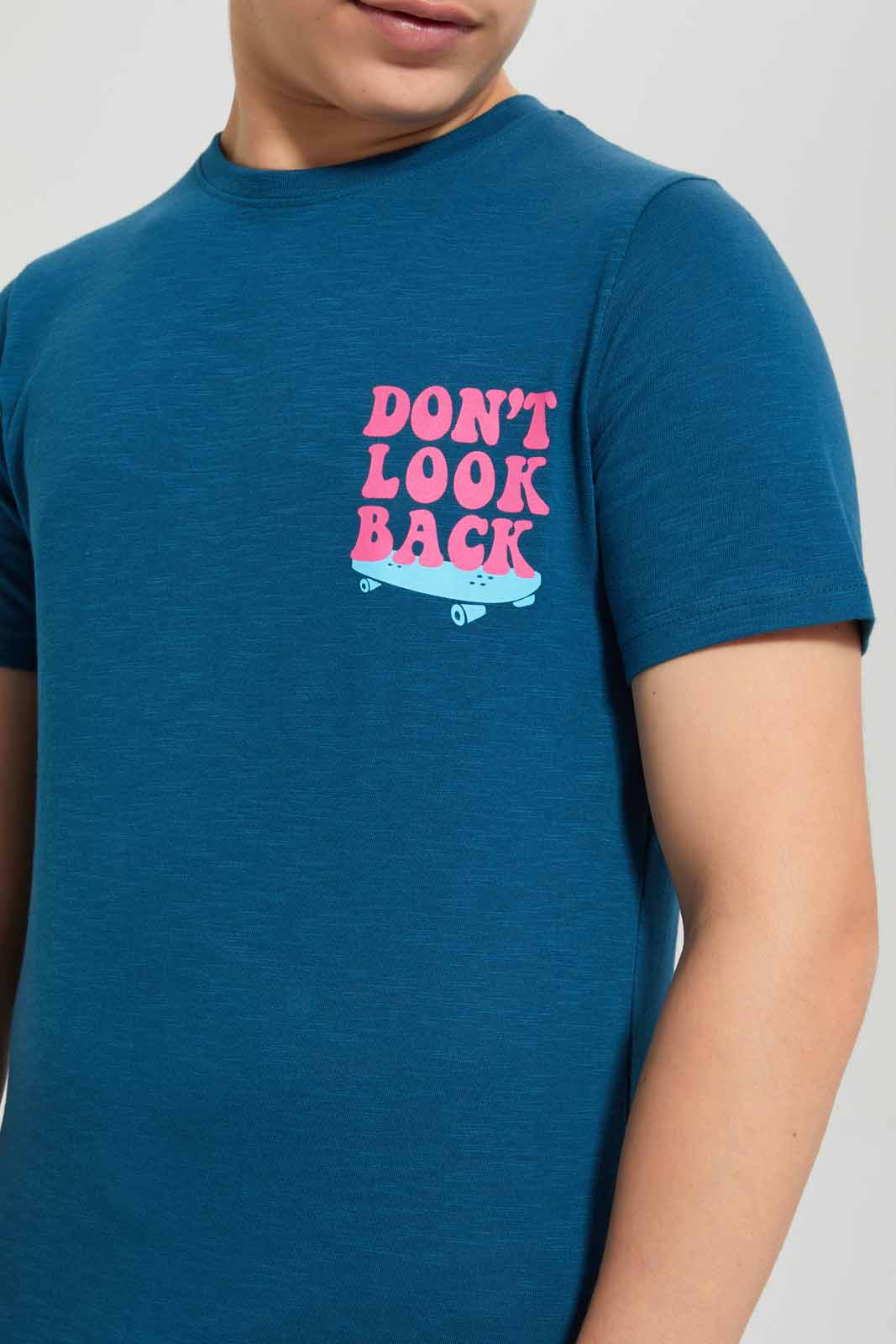 Blue Don’t Look Back T-Shirt