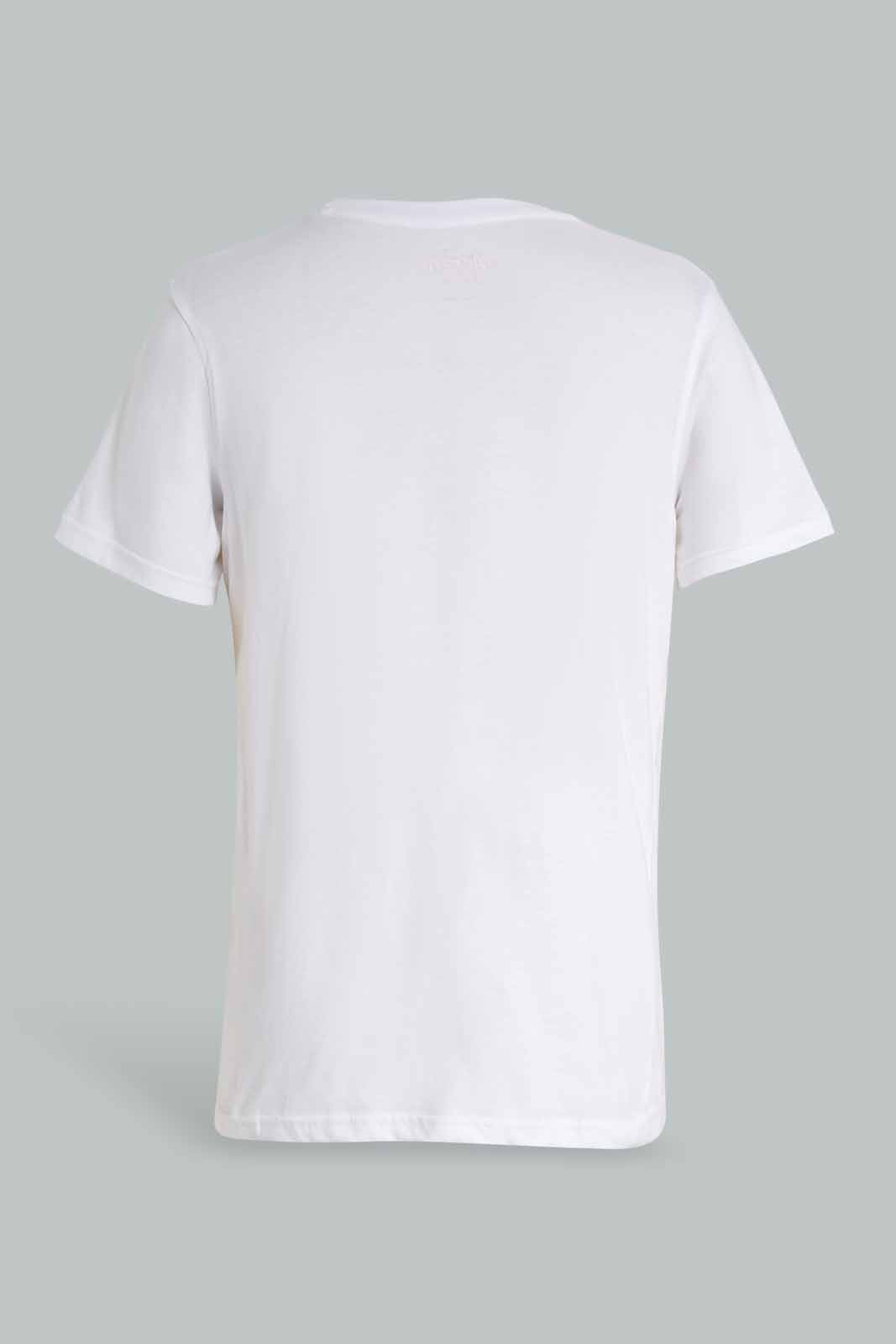 Redtag-White-Captain-America-Tee-Graphic-T-Shirts-Senior-Boys-9 to 14 Years