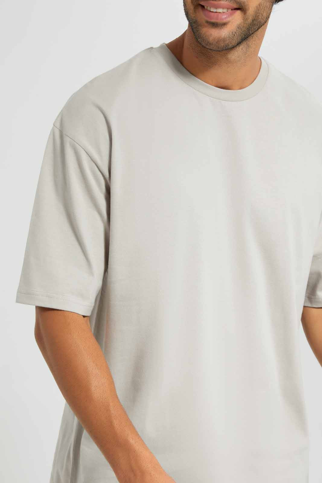 Redtag-Beige-Oversize-T-Shirt-Category:T-Shirts,-Colour:Beige,-Deals:New-In,-Filter:Men's-Clothing,-Men-T-Shirts,-New-In-Men,-Non-Sale,-S22D,-Section:Men-Men's-