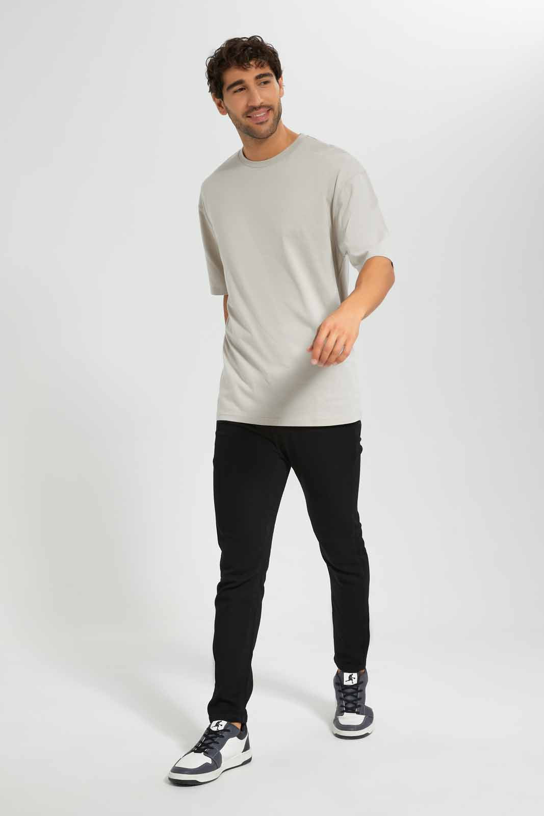 Redtag-Beige-Oversize-T-Shirt-Category:T-Shirts,-Colour:Beige,-Deals:New-In,-Filter:Men's-Clothing,-Men-T-Shirts,-New-In-Men,-Non-Sale,-S22D,-Section:Men-Men's-