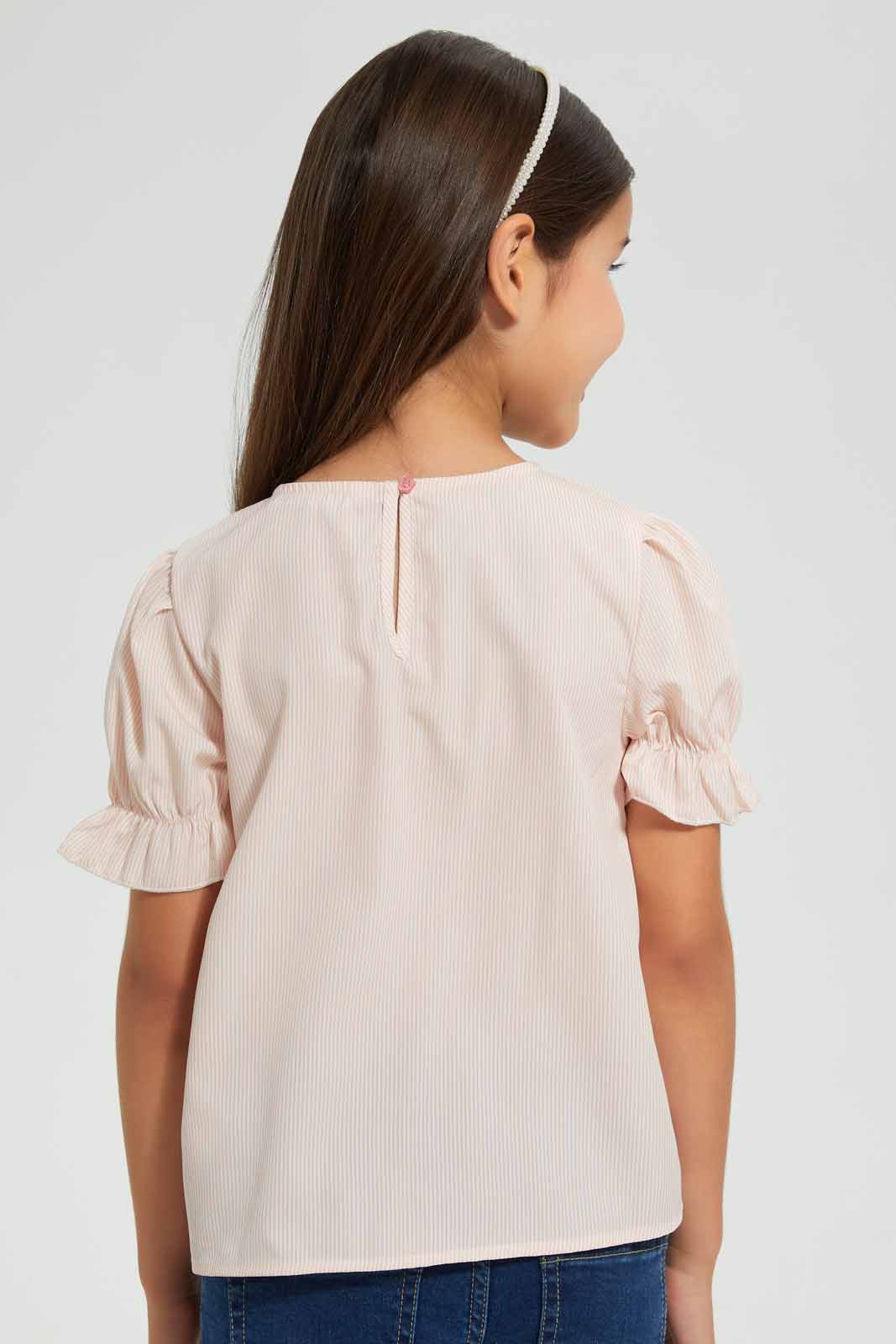 Redtag-Pink-Embroidered-Blouse-Category:Blouses,-Colour:Pink,-Deals:4-For-90,-Deals:Sale,-Filter:Girls-(2-to-8-Yrs),-Girls-Blouses,-S22D,-Sale-GIR-APL,-Section:Girls-(0-to-14Yrs)-Girls-2 to 8 Years