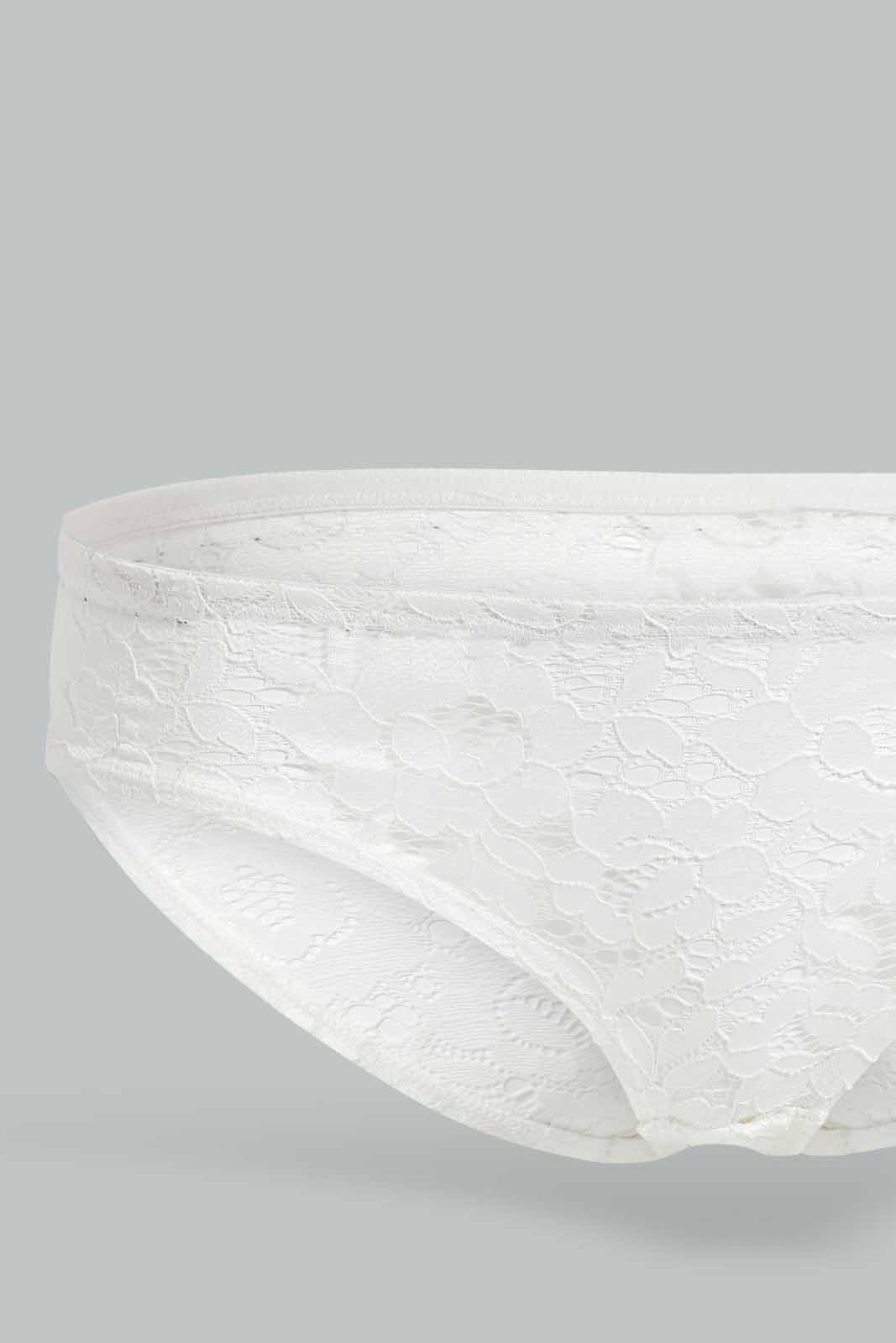 Redtag-Ivory-Full-Lace-Bikini-Brief-Category:Briefs,-Colour:Ivory,-Deals:New-In,-Filter:Women's-Clothing,-New-In-Women-APL,-Non-Sale,-Section:Women,-TBL,-W22O,-Women-Briefs--
