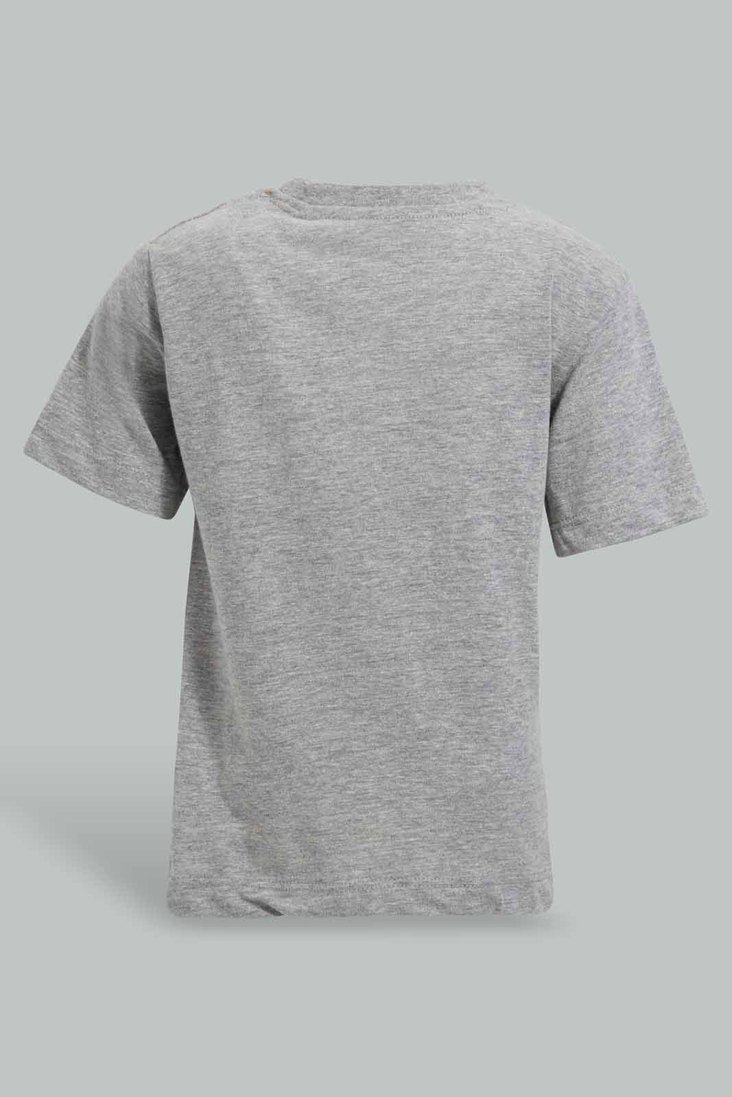 Redtag-Grey-Shark-Short-Slv-Tshirt-Category:T-Shirts,-Colour:Grey,-Deals:New-In,-Filter:Infant-Boys-(3-to-24-Mths),-INB-T-Shirts,-New-In-INB-APL,-Non-Sale,-S22D,-Section:Boys-(0-to-14Yrs),-TBL-Infant-Boys-3 to 24 Months