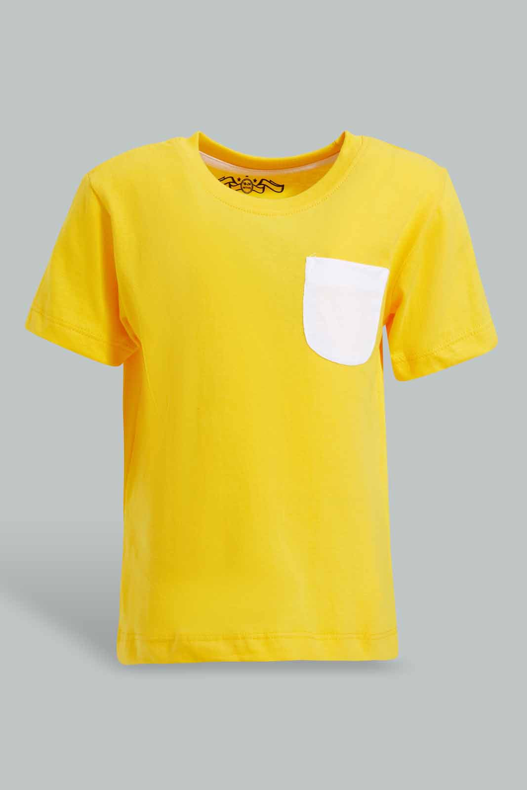 Redtag-Yellow-Short-Slv-Pocket-Tshirt-Category:T-Shirts,-Colour:Yellow,-Deals:New-In,-Filter:Infant-Boys-(3-to-24-Mths),-INB-T-Shirts,-New-In-INB-APL,-Non-Sale,-S22D,-Section:Boys-(0-to-14Yrs),-TBL-Infant-Boys-3 to 24 Months