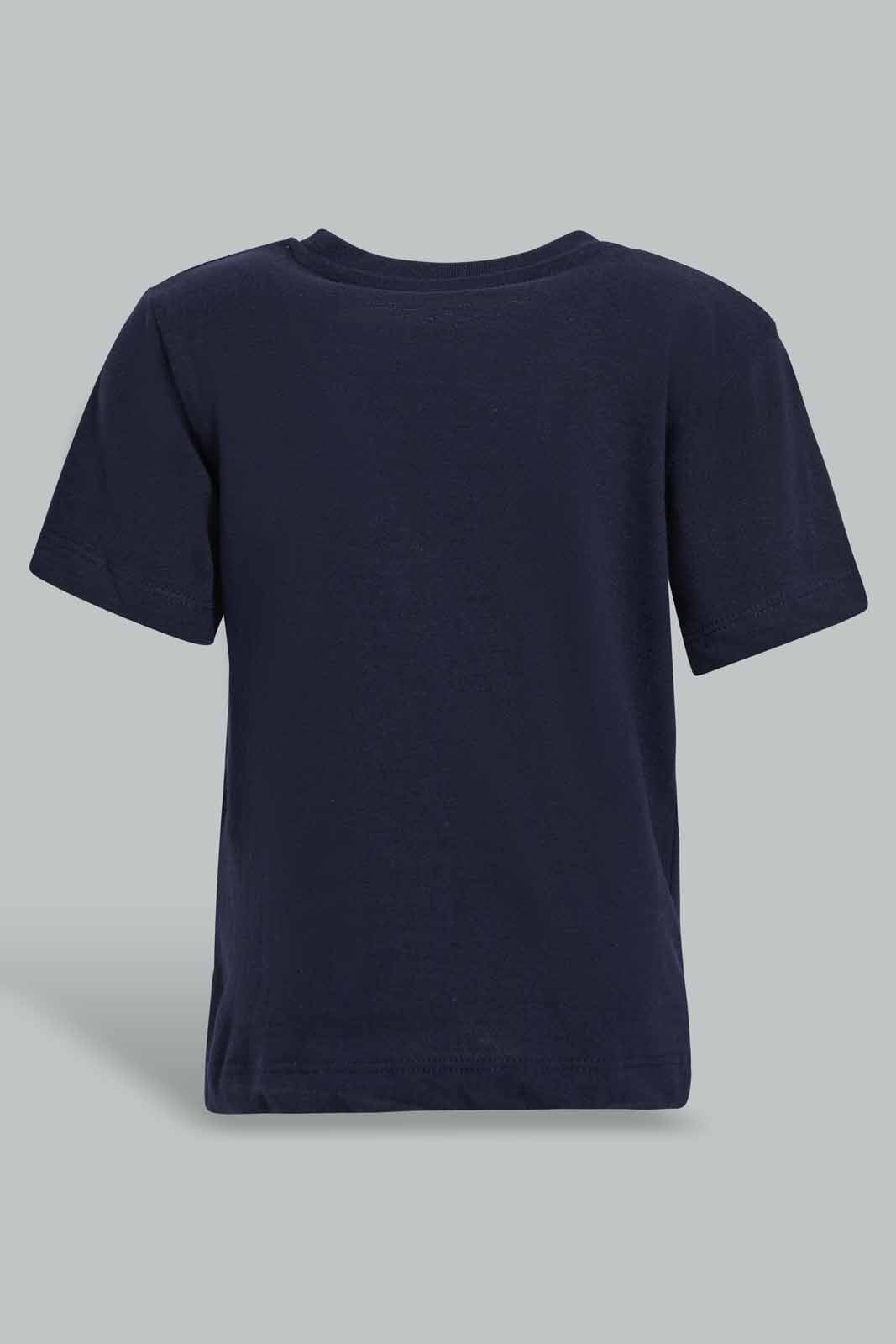 Redtag-Navy-Short-Slv-Pocket-Tshirt-Category:T-Shirts,-Colour:Navy,-Deals:New-In,-Filter:Infant-Boys-(3-to-24-Mths),-INB-T-Shirts,-New-In-INB-APL,-Non-Sale,-S22D,-Section:Boys-(0-to-14Yrs),-TBL-Infant-Boys-3 to 24 Months