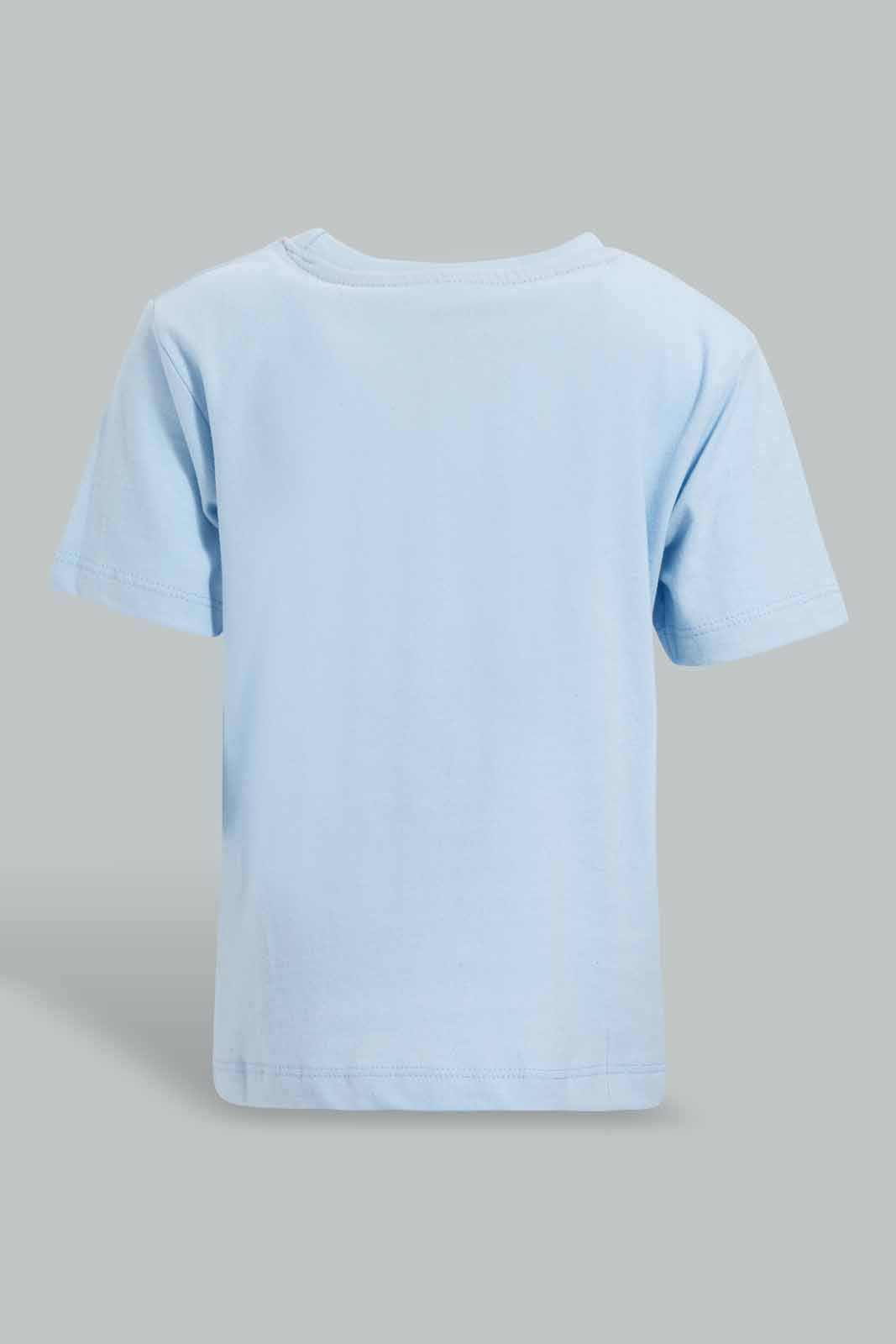 Redtag-Aqua-Shark-Tshirt-Short-Slv-Category:T-Shirts,-Colour:Blue,-Deals:New-In,-Filter:Infant-Boys-(3-to-24-Mths),-INB-T-Shirts,-New-In-INB-APL,-Non-Sale,-S22D,-Section:Boys-(0-to-14Yrs),-TBL-Infant-Boys-3 to 24 Months