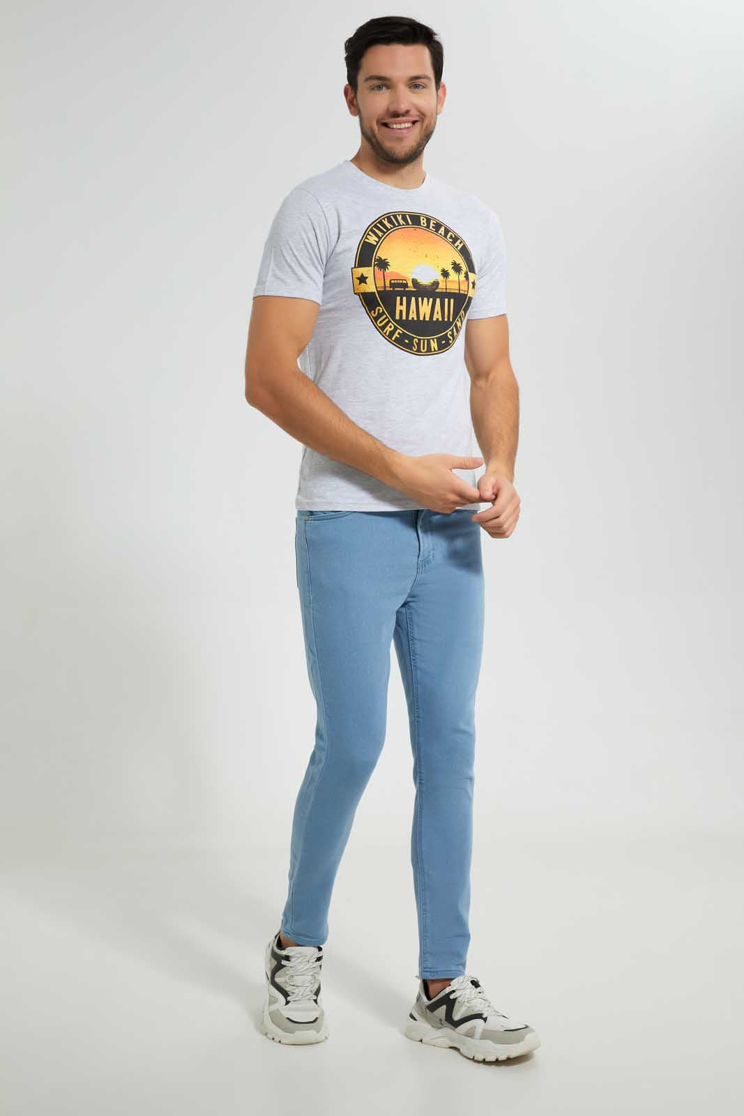 Ecru Hawaii Graphic T-Shirt