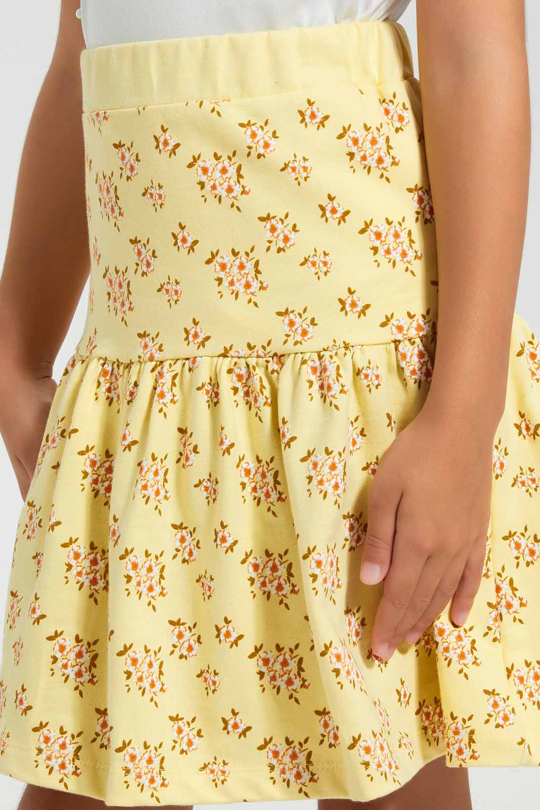 Redtag-Assorted-Aop-Skirt-Skirts-Girls-2 to 8 Years