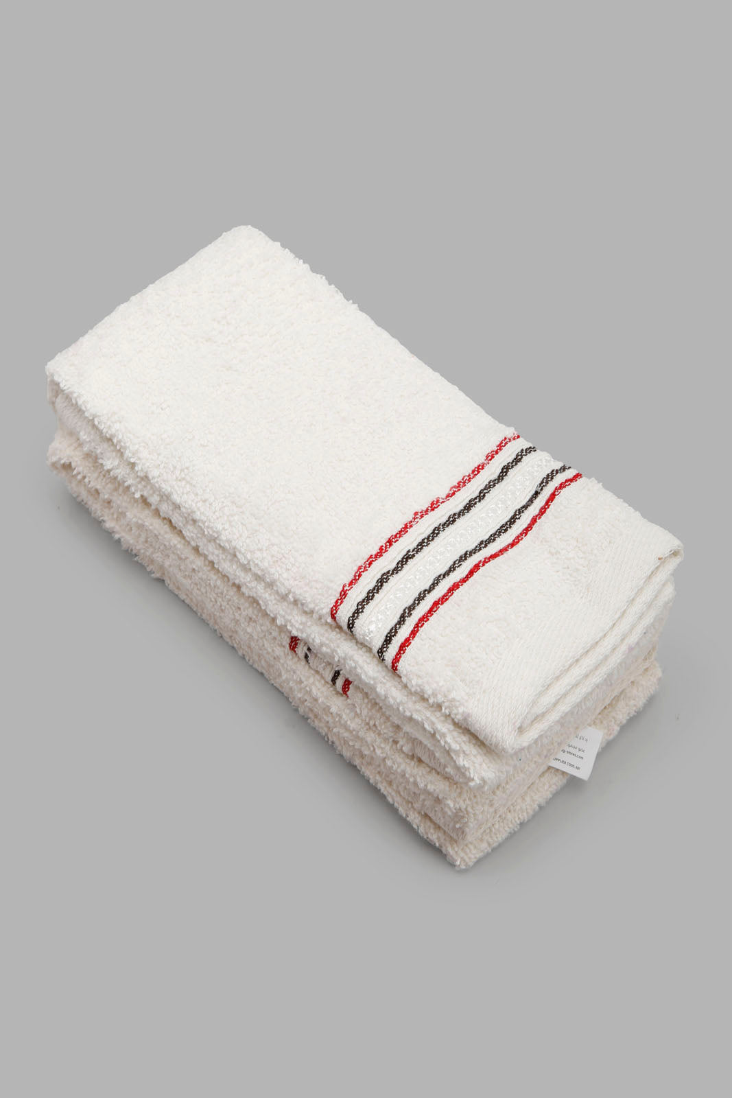 Redtag-Pale-Grey-Hand-Towel-(3Pc-Set)-Category:Towels,-Colour:Cream,-Filter:Home-Bathroom,-FSDU,-HMW-BAC-Towels,-Non-Sale,-S22B,-Section:Homewares-Home-Bathroom-