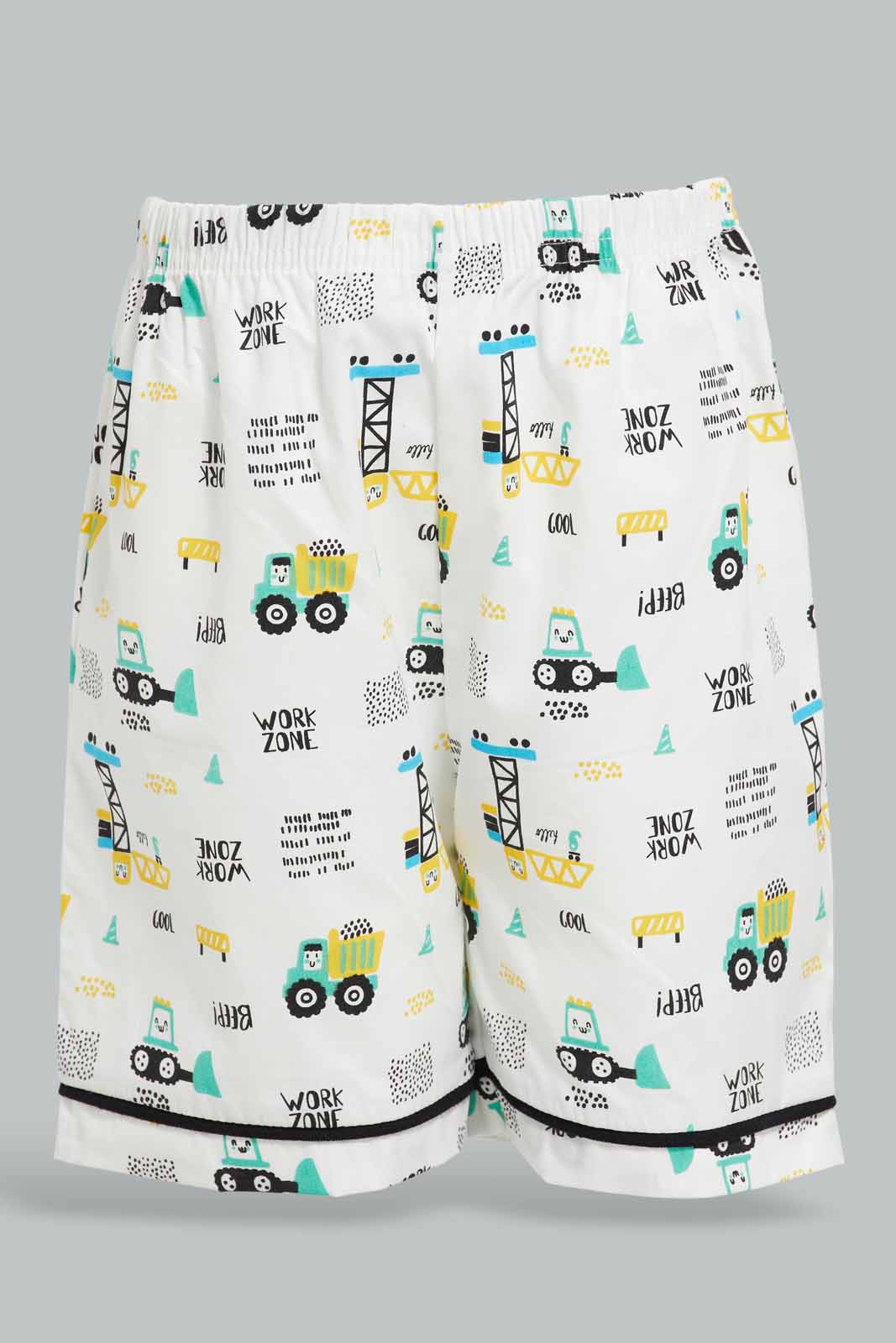 Redtag-White-Care-Printed-Woven-Pj-Set-(2-Pack)-Category:Pyjama-Sets,-Colour:White,-Deals:New-In,-Filter:Infant-Boys-(3-to-24-Mths),-INB-Pyjama-Sets,-New-In-INB-APL,-Non-Sale,-Section:Boys-(0-to-14Yrs),-W22O-Infant-Boys-3 to 24 Months