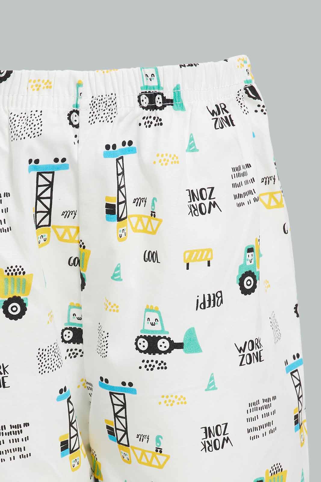Redtag-White-Care-Printed-Woven-Pj-Set-(2-Pack)-Category:Pyjama-Sets,-Colour:White,-Deals:New-In,-Filter:Infant-Boys-(3-to-24-Mths),-INB-Pyjama-Sets,-New-In-INB-APL,-Non-Sale,-Section:Boys-(0-to-14Yrs),-W22O-Infant-Boys-3 to 24 Months