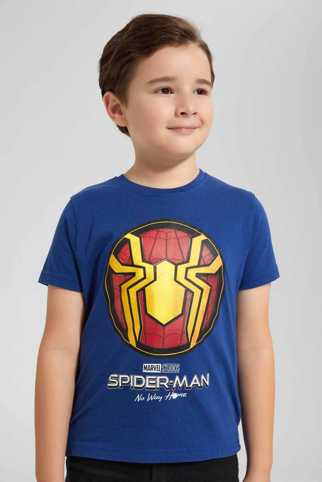 Redtag-Red-Spiderman-Shirt-And-T-Shirt-Set-BOY-Shirts,-Category:Shirts,-CHR,-Colour:Red,-Deals:New-In,-Filter:Boys-(2-to-8-Yrs),-New-In-BOY-APL,-Non-Sale,-S22D,-Section:Boys-(0-to-14Yrs)-Boys-2 to 8 Years