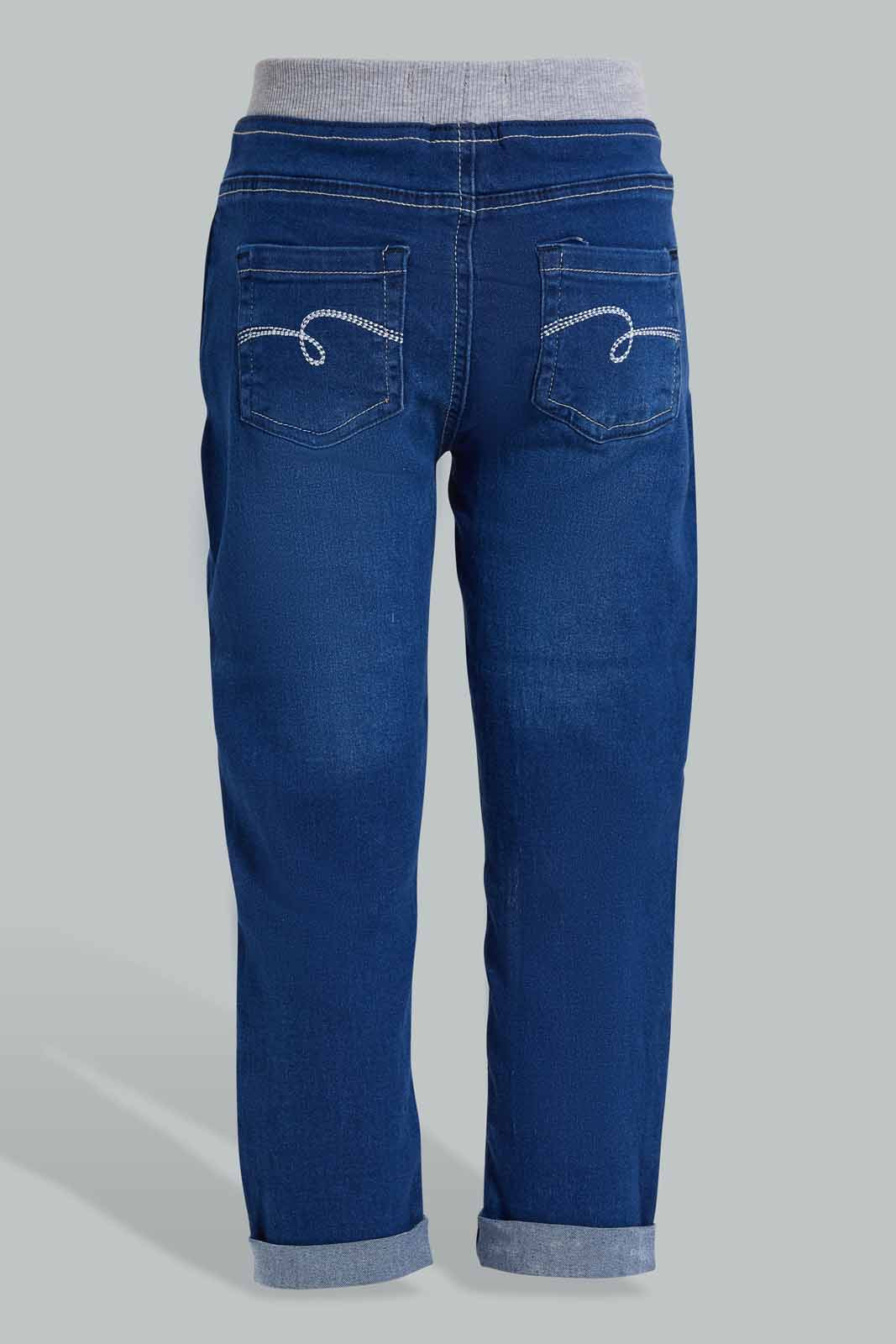 Redtag-Dark-Wash-Capri-Jeggings-Category:Jeans,-Colour:Darkwash,-Filter:Senior-Girls-(9-to-14-Yrs),-GSR-Jeans,-New-In,-New-In-GSR,-Non-Sale,-S22D,-Section:Kidswear,-TBL-Senior-Girls-