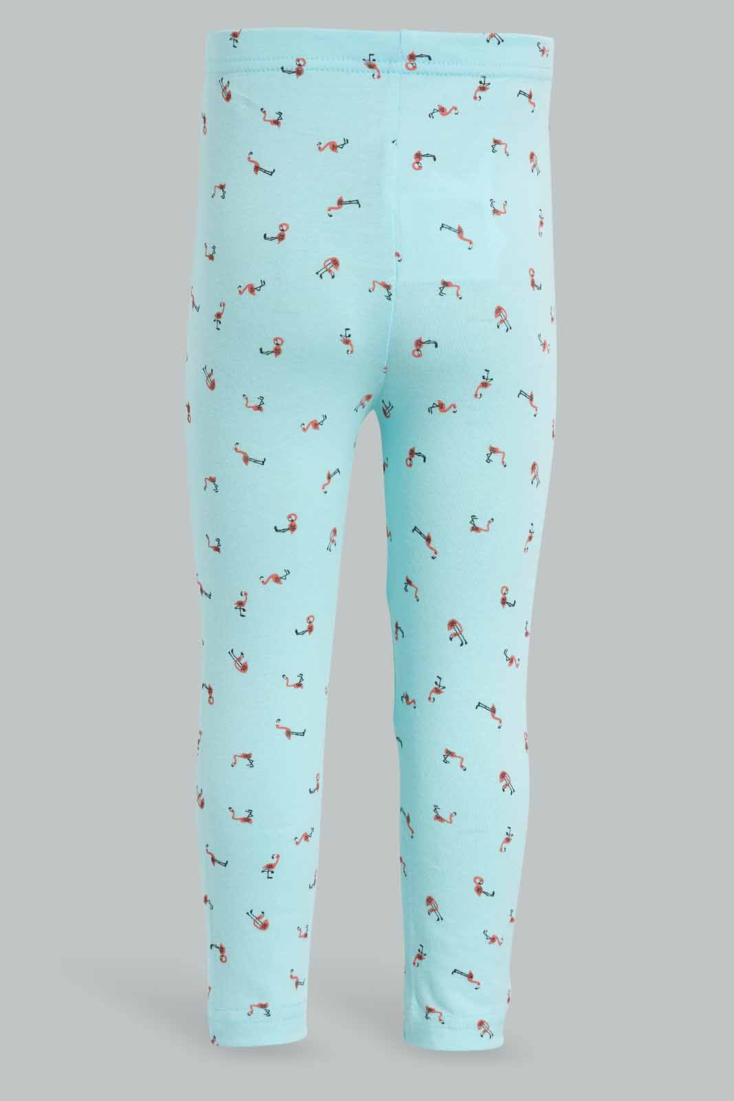 Redtag-Mint-Aop-Legging-Leggings-Infant-Girls-3 to 24 Months
