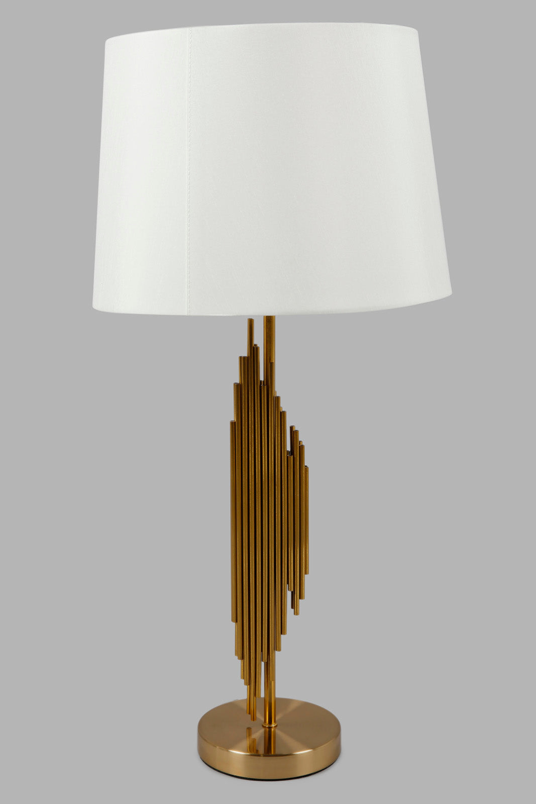 Redtag-Gold-Decorative-Metal-Table-Lamp-Category:Lamps,-Colour:Gold,-Deals:New-In,-Filter:Home-Decor,-HMW-HOM-Lighting,-New-In-HMW-HOM,-Non-Sale,-Section:Homewares,-W22O-Home-Decor-