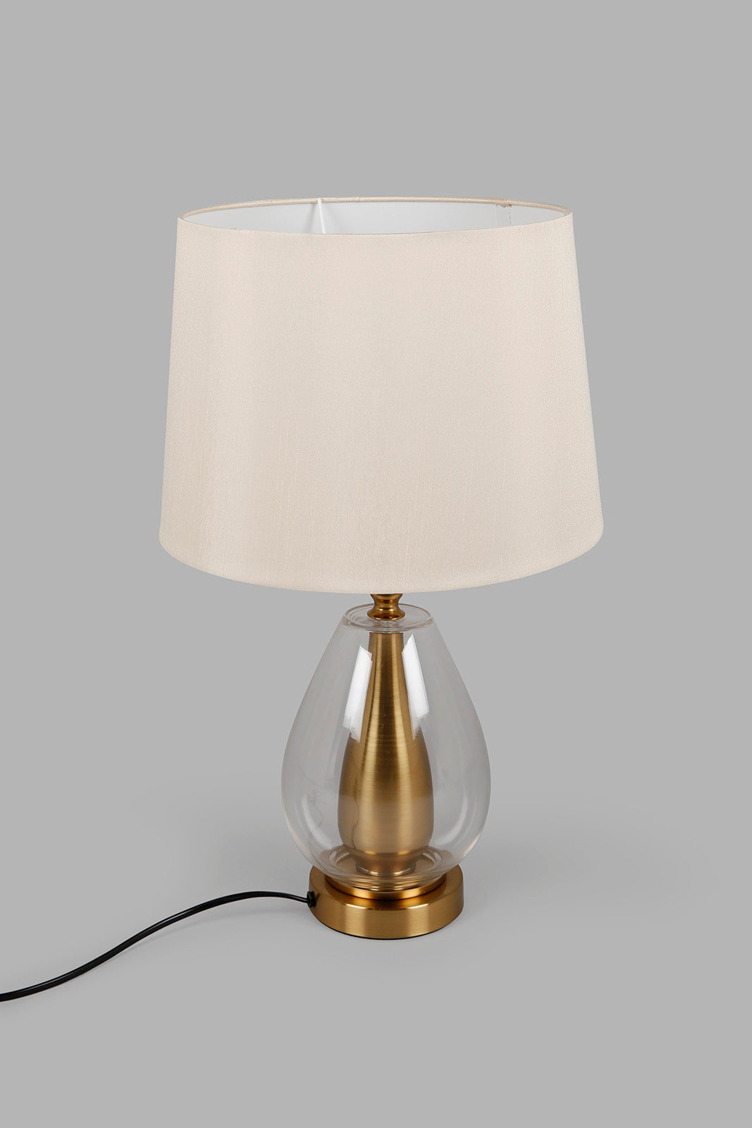 Redtag-Gold-Glass-&-Metal-Table-Lamp-Category:Lamps,-Colour:Gold,-Deals:New-In,-Filter:Home-Decor,-HMW-HOM-Lighting,-New-In-HMW-HOM,-Non-Sale,-Section:Homewares,-W22O-Home-Decor-