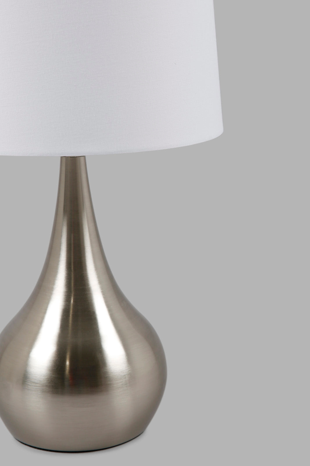Redtag-Silver-Dome-Metal-Table-Lamp-Category:Lamps,-Colour:Silver,-Deals:New-In,-Filter:Home-Decor,-HMW-HOM-Lighting,-New-In-HMW-HOM,-Non-Sale,-Section:Homewares,-W22O-Home-Decor-