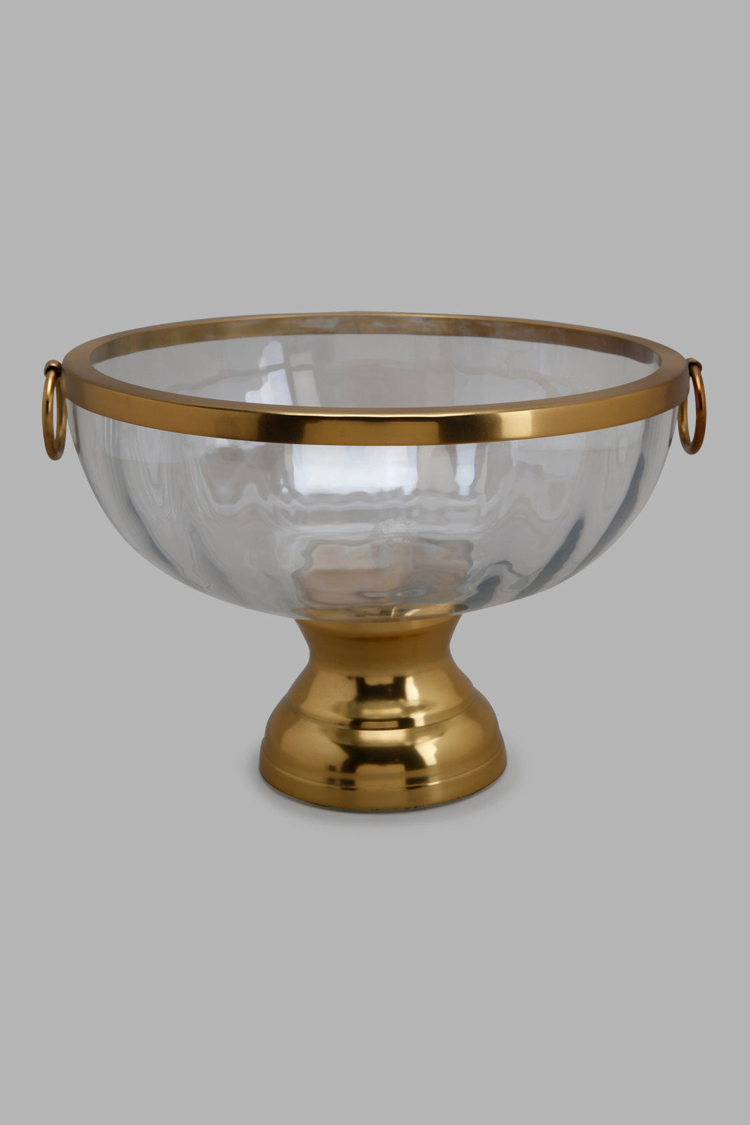 Redtag-Gold-Lacquer-Glass-Bowl-With-Metal-Base-Category:Bowls,-Colour:Gold,-Deals:New-In,-Filter:Home-Decor,-HMW-HOM-Decorative-Accessories,-New-In-HMW-HOM,-Non-Sale,-Section:Homewares,-W22O-Home-Decor-