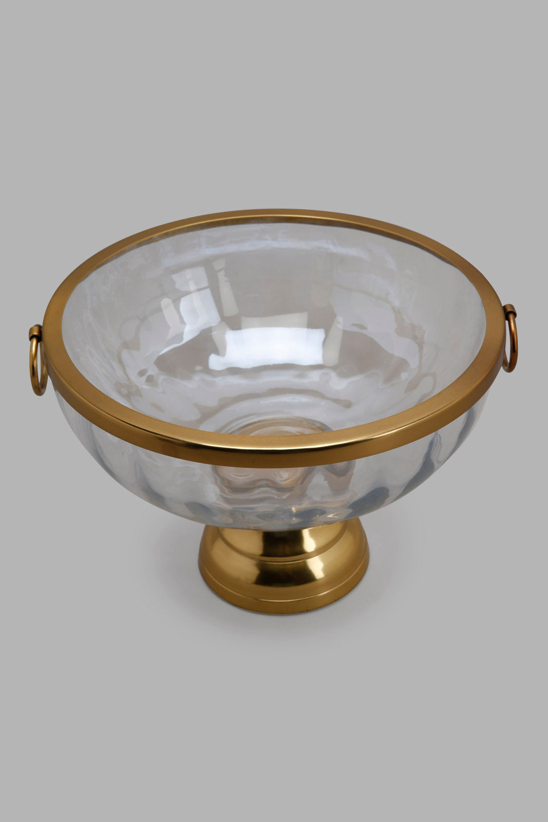 Redtag-Gold-Lacquer-Glass-Bowl-With-Metal-Base-Category:Bowls,-Colour:Gold,-Deals:New-In,-Filter:Home-Decor,-HMW-HOM-Decorative-Accessories,-New-In-HMW-HOM,-Non-Sale,-Section:Homewares,-W22O-Home-Decor-