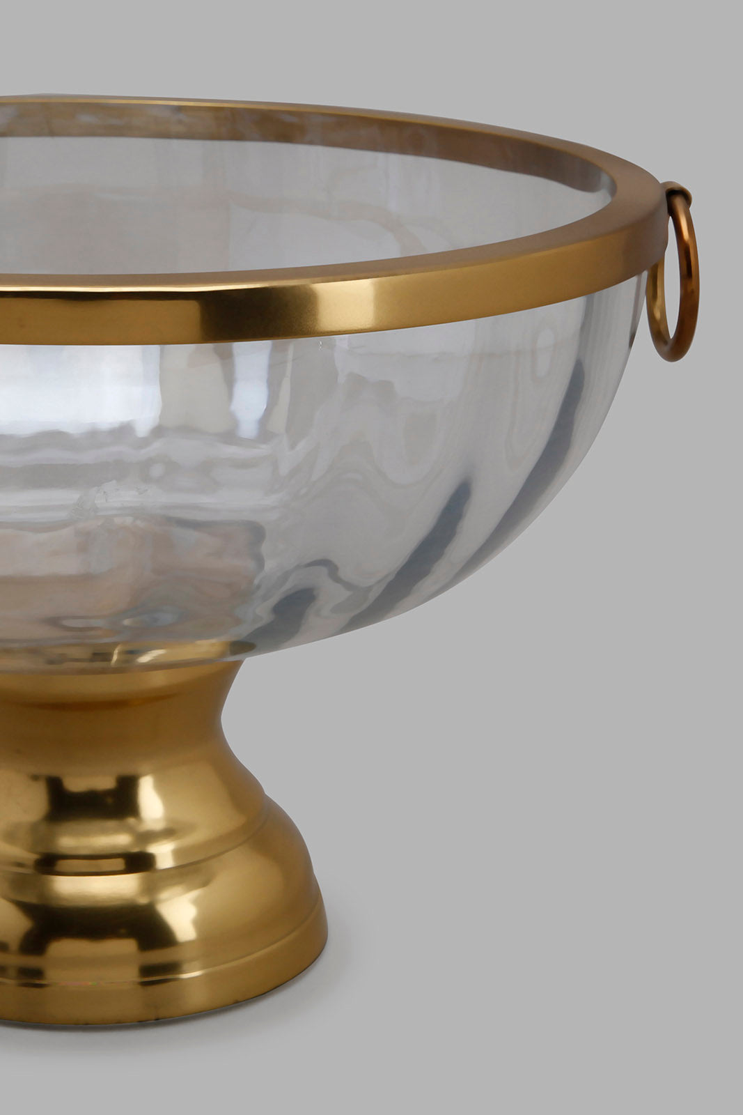 Redtag-Gold-Lacquer-Glass-Bowl-With-Metal-Base-Category:Bowls,-Colour:Gold,-Deals:New-In,-Filter:Home-Decor,-HMW-HOM-Decorative-Accessories,-New-In-HMW-HOM,-Non-Sale,-Section:Homewares,-W22O-Home-Decor-