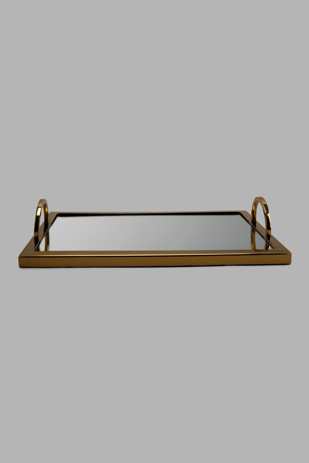 Redtag-Gold-Lacquer-Glass-Decorative-Tray-Category:Trays,-Colour:Gold,-Deals:New-In,-Filter:Home-Decor,-HMW-HOM-Decorative-Accessories,-New-In-HMW-HOM,-Non-Sale,-Section:Homewares,-W22O-Home-Decor-