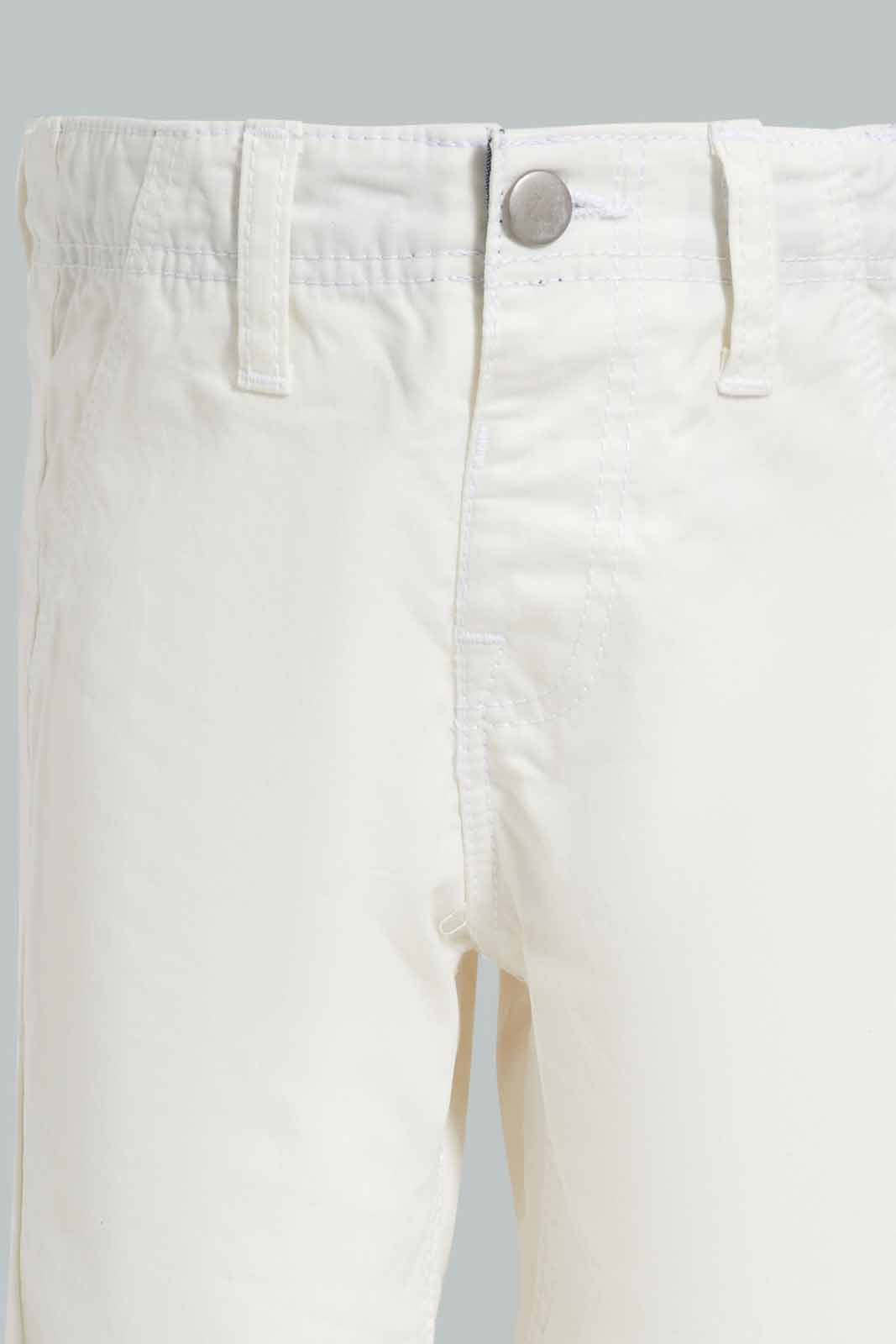 Redtag-White-Casual-Trouser-With-Roll-Up-Bottom-Category:Trousers,-Colour:White,-Deals:New-In,-Filter:Infant-Boys-(3-to-24-Mths),-INB-Trousers,-New-In-INB-APL,-Non-Sale,-S22D,-Section:Boys-(0-to-14Yrs)-Infant-Boys-3 to 24 Months
