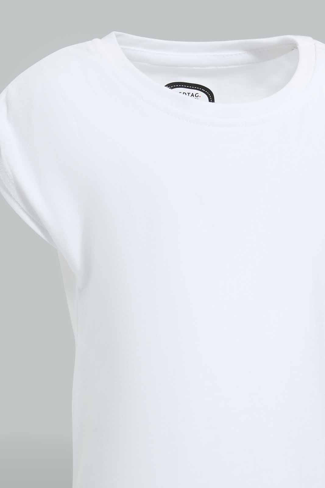 Redtag-White-Solid-T-Shirt-For-Baby-Girls-Category:T-Shirts,-Colour:White,-Deals:Sale,-Filter:Infant-Girls-(3-to-24-Mths),-Infant-Girls-T-Shirts,-NDAY,-S22D,-Sale-ING-APL,-Section:Girls-(0-to-14Yrs),-TBL-Infant-Girls-3 to 24 Months