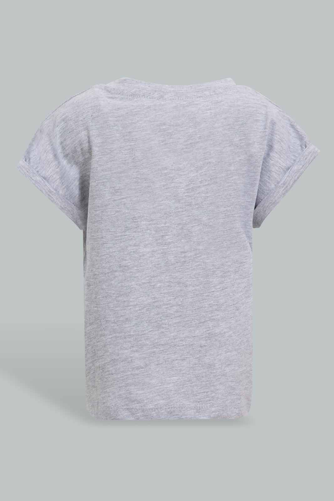 Redtag-Grey-MÃ©lange-Solid-T-Shirt-For-Baby-Girls-Category:T-Shirts,-Colour:Grey,-Deals:Sale,-Filter:Infant-Girls-(3-to-24-Mths),-Infant-Girls-T-Shirts,-S22D,-Sale-ING-APL,-Section:Girls-(0-to-14Yrs),-TBL-Infant-Girls-3 to 24 Months