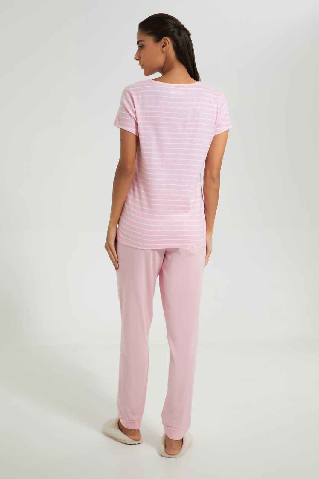 Pink Sleep Lover Pyjama Set (2 Piece)