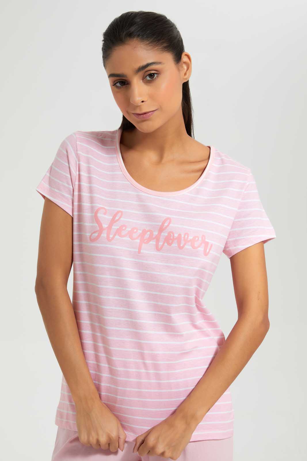 Pink Sleep Lover Pyjama Set (2 Piece)