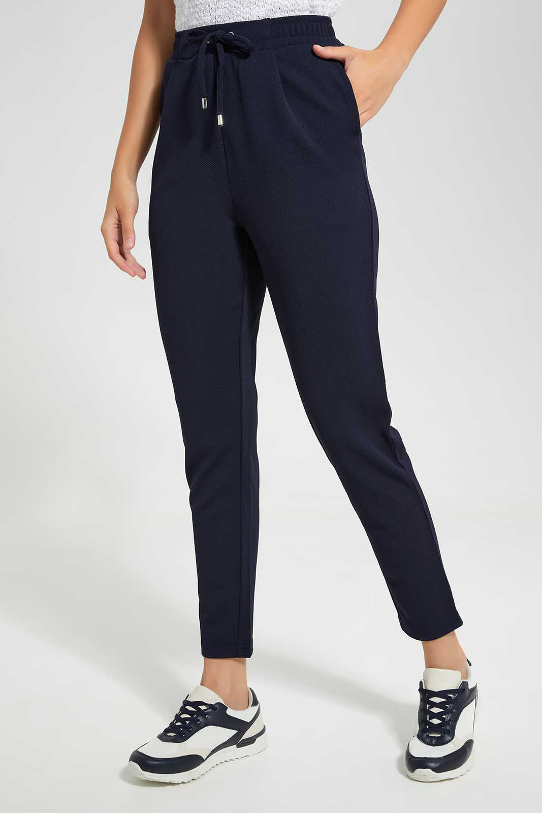 Redtag-Navy-Pant-Category:Trousers,-Colour:Navy,-Deals:New-In,-Filter:Women's-Clothing,-LDC,-LDC-Trousers,-New-In-LDC,-Non-Sale,-Section:Women,-TBL,-W22O-Women's-