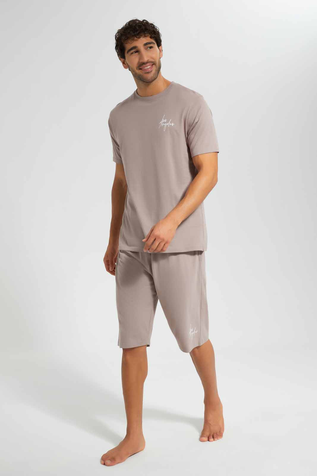 Redtag-Brown-Pyjama-Sets-Category:Pyjama-Sets,-Colour:Brown,-Deals:New-In,-Filter:Men's-Clothing,-Men-Pyjama-Sets,-New-In-Men,-Non-Sale,-S22D,-Section:Men-Men's-