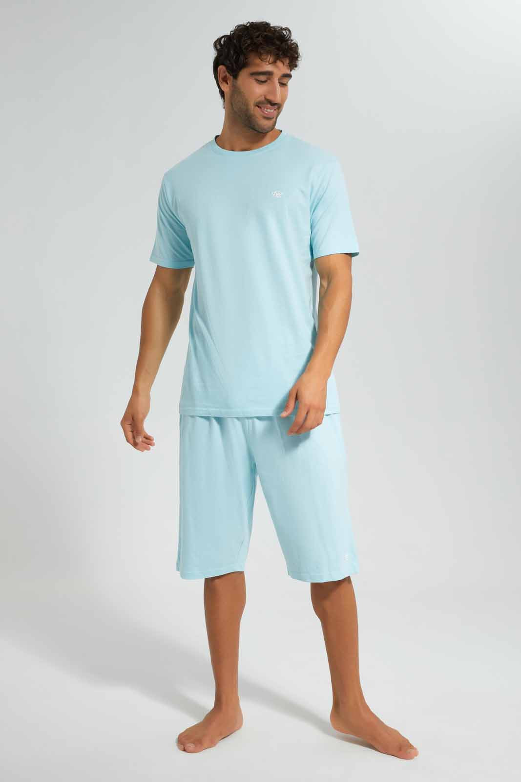 Redtag-Sky-Blue-Pyjama-Sets-Category:Pyjama-Sets,-Colour:Sky-Blue,-Deals:New-In,-Filter:Men's-Clothing,-Men-Pyjama-Sets,-New-In-Men,-Non-Sale,-S22D,-Section:Men-Men's-