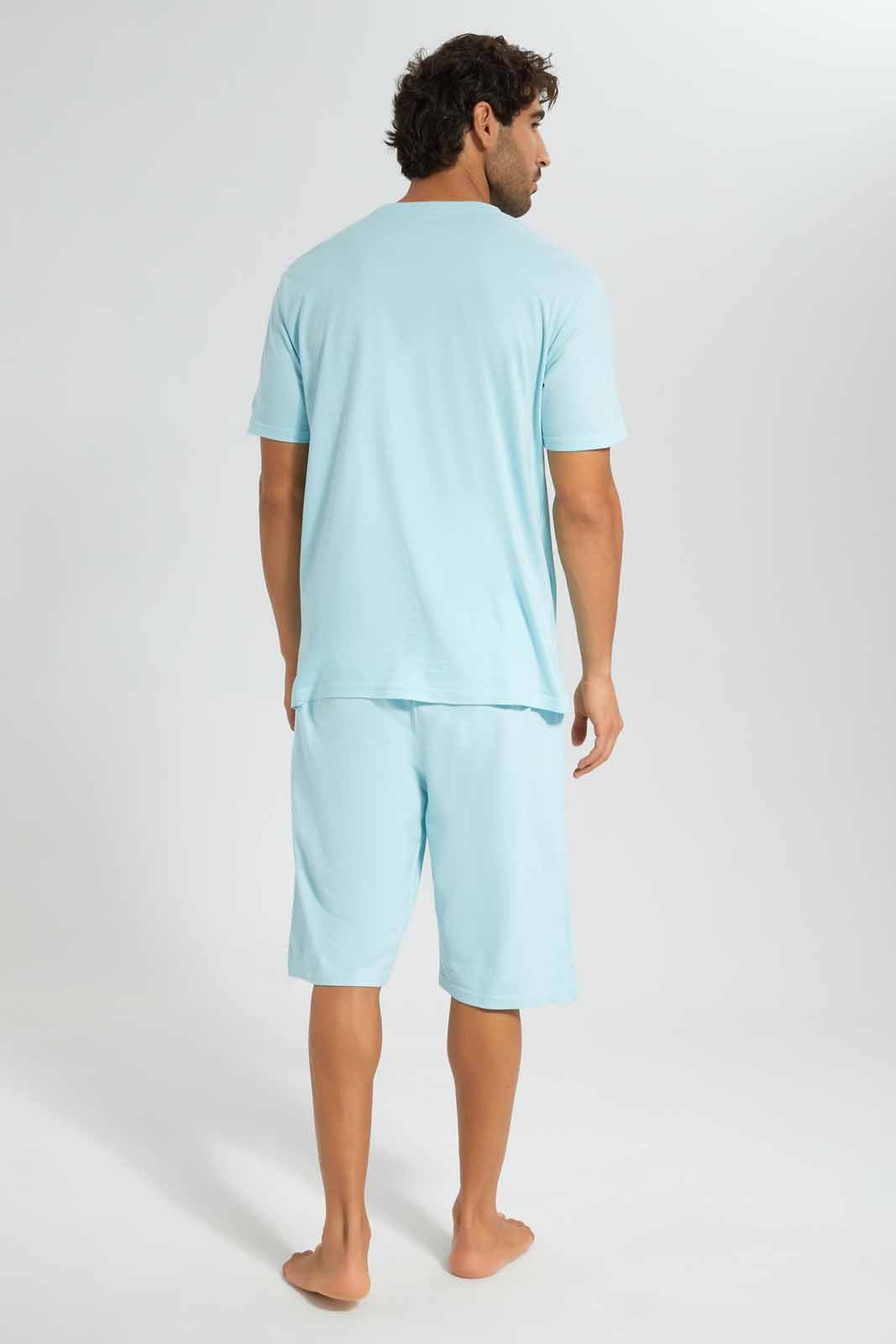 Redtag-Sky-Blue-Pyjama-Sets-Category:Pyjama-Sets,-Colour:Sky-Blue,-Deals:New-In,-Filter:Men's-Clothing,-Men-Pyjama-Sets,-New-In-Men,-Non-Sale,-S22D,-Section:Men-Men's-