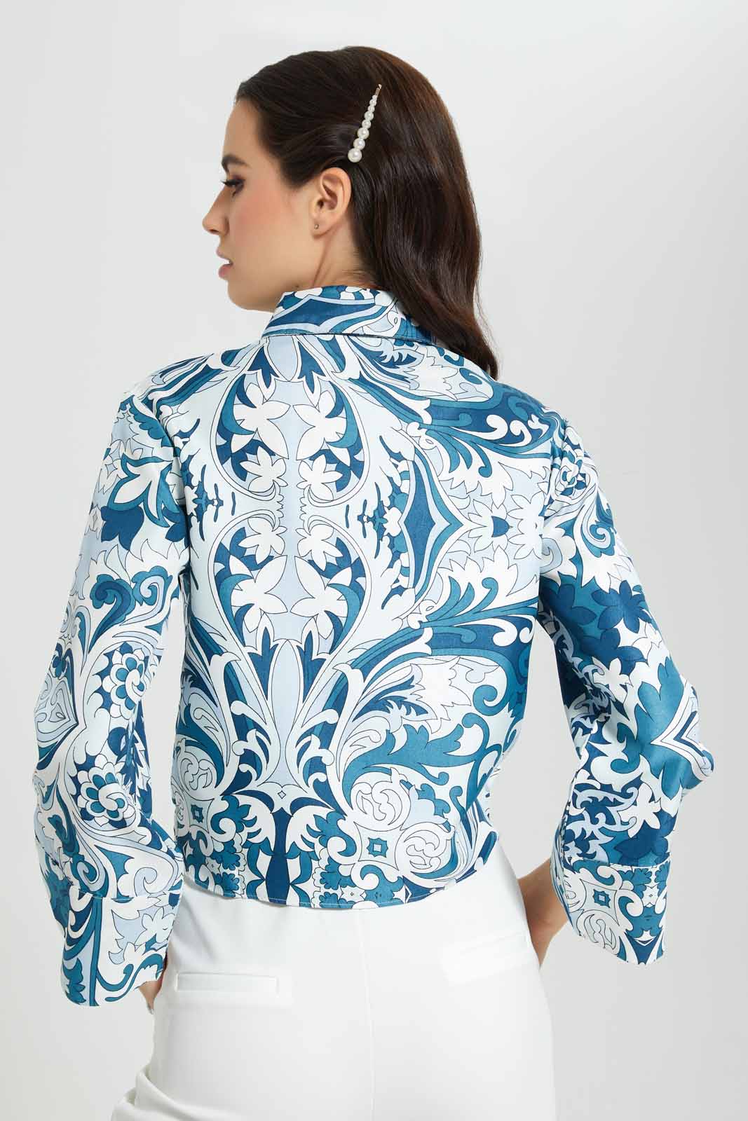 Redtag-Assorted-Printed-Tie-Front-Satin-Shirt-Category:Blouses,-Colour:Assorted,-Deals:New-In,-Filter:Women's-Clothing,-New-In-Women-APL,-Non-Sale,-Section:Women,-W22O,-Women-Blouses-Women's-