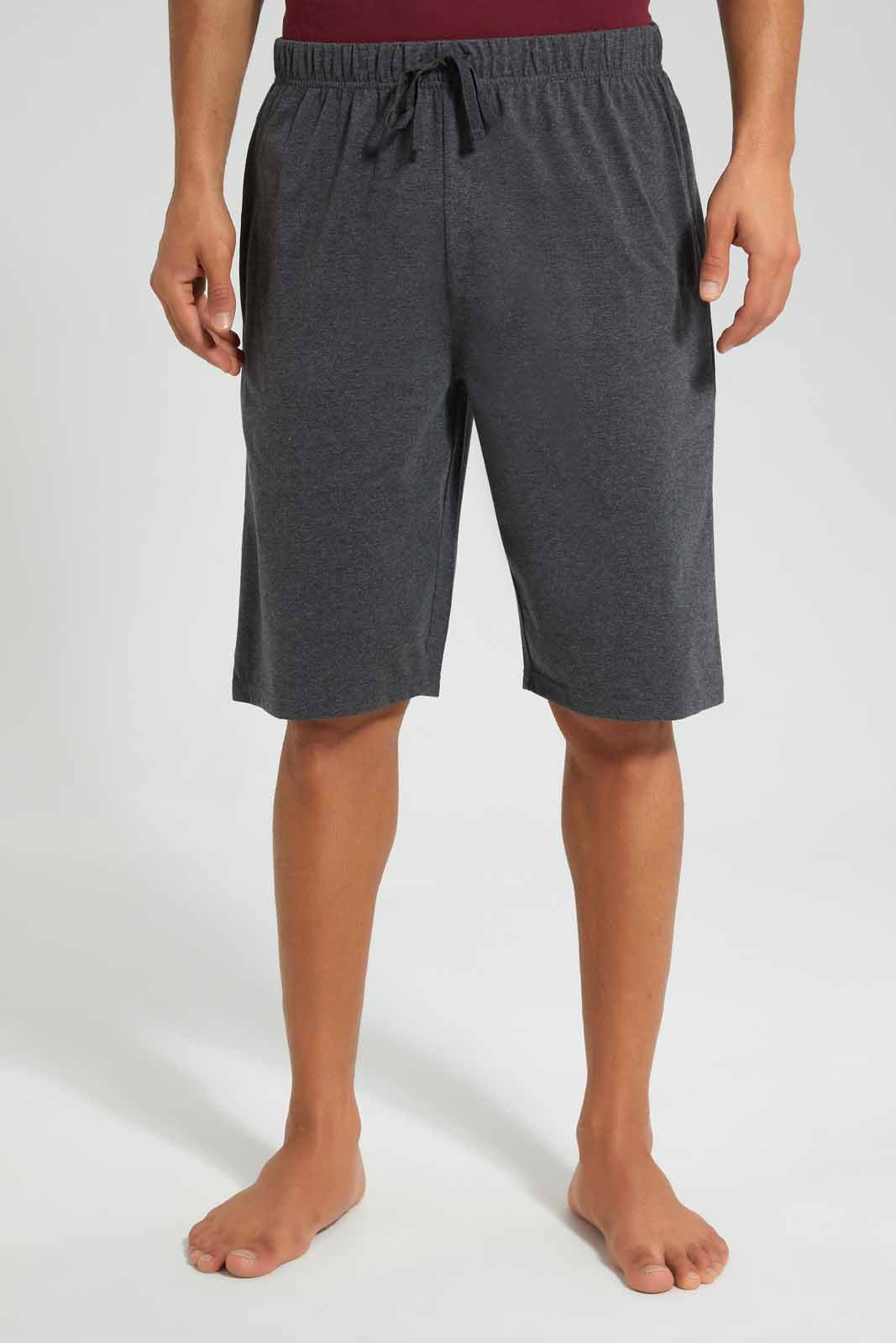 Redtag-Burgundy/Charcoal-Pyjama-Sets-Category:Pyjama-Sets,-Colour:Burgundy,-Deals:New-In,-Filter:Men's-Clothing,-Men-Pyjama-Sets,-New-In-Men,-Non-Sale,-S22D,-Section:Men-Men's-