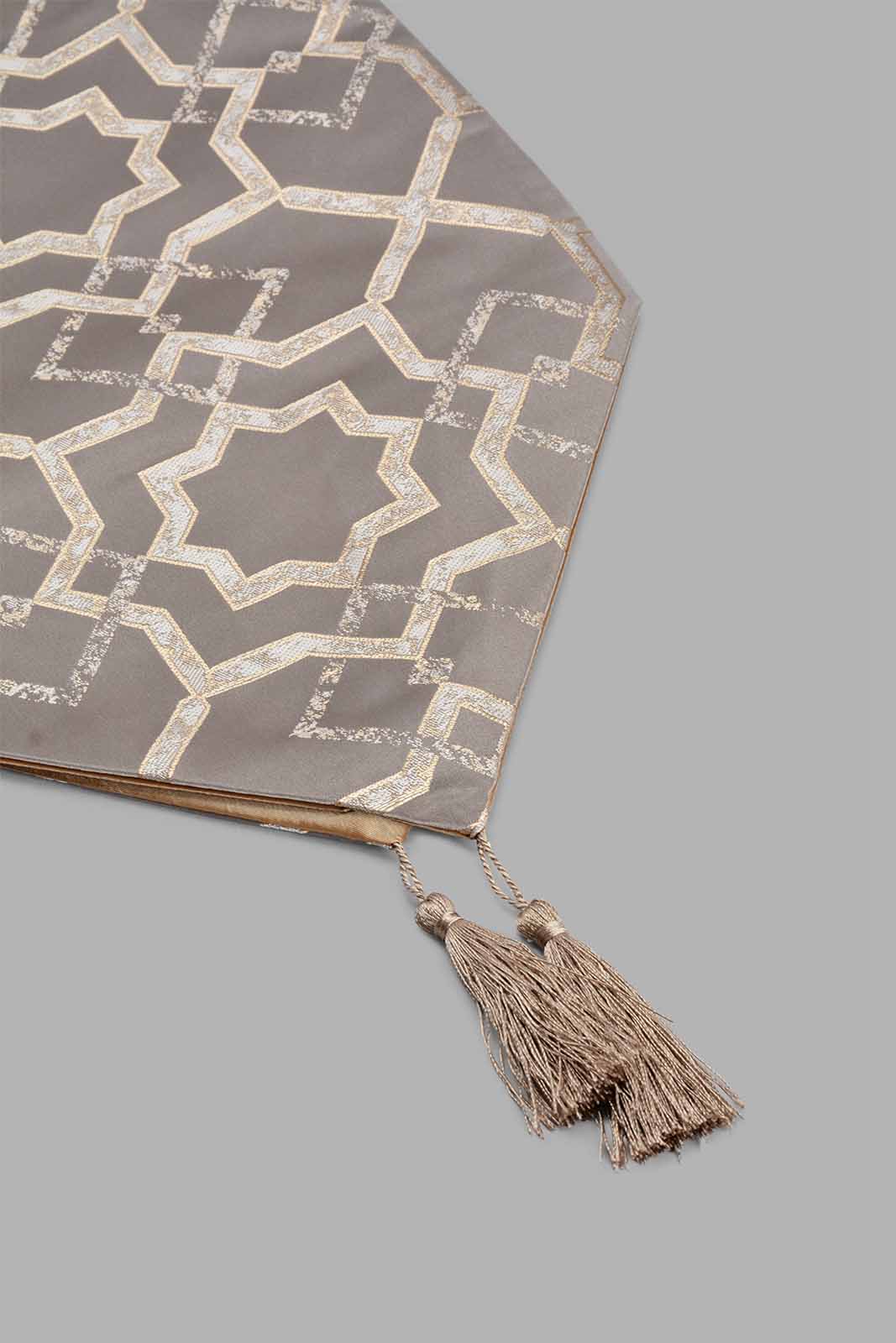 Gold And Beige Table Runner